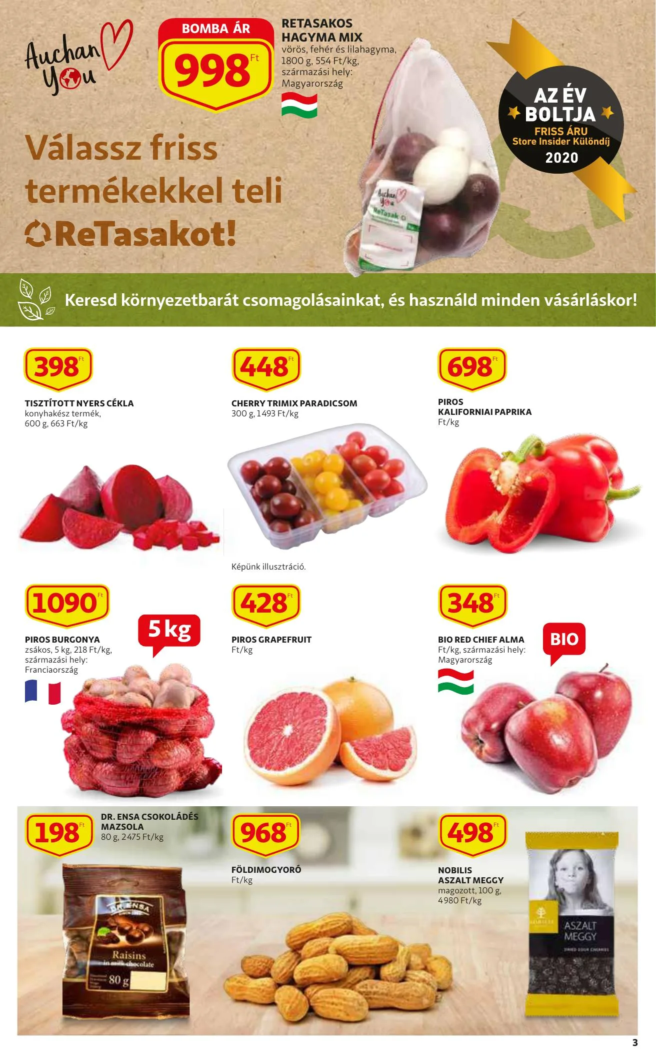 Auchan akciós újság Szupermarket 12.02–12.08 – 3. oldal