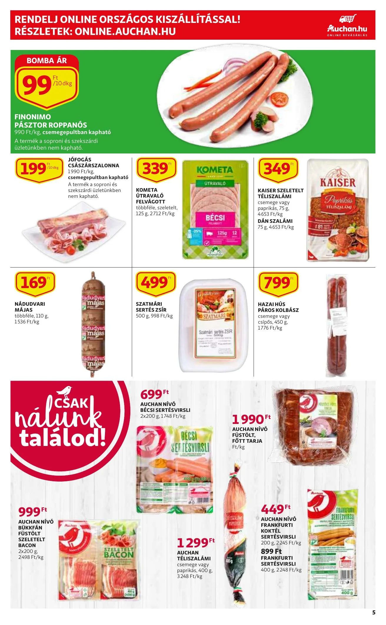 Auchan akciós újság Szupermarket 12.02–12.08 – 5. oldal