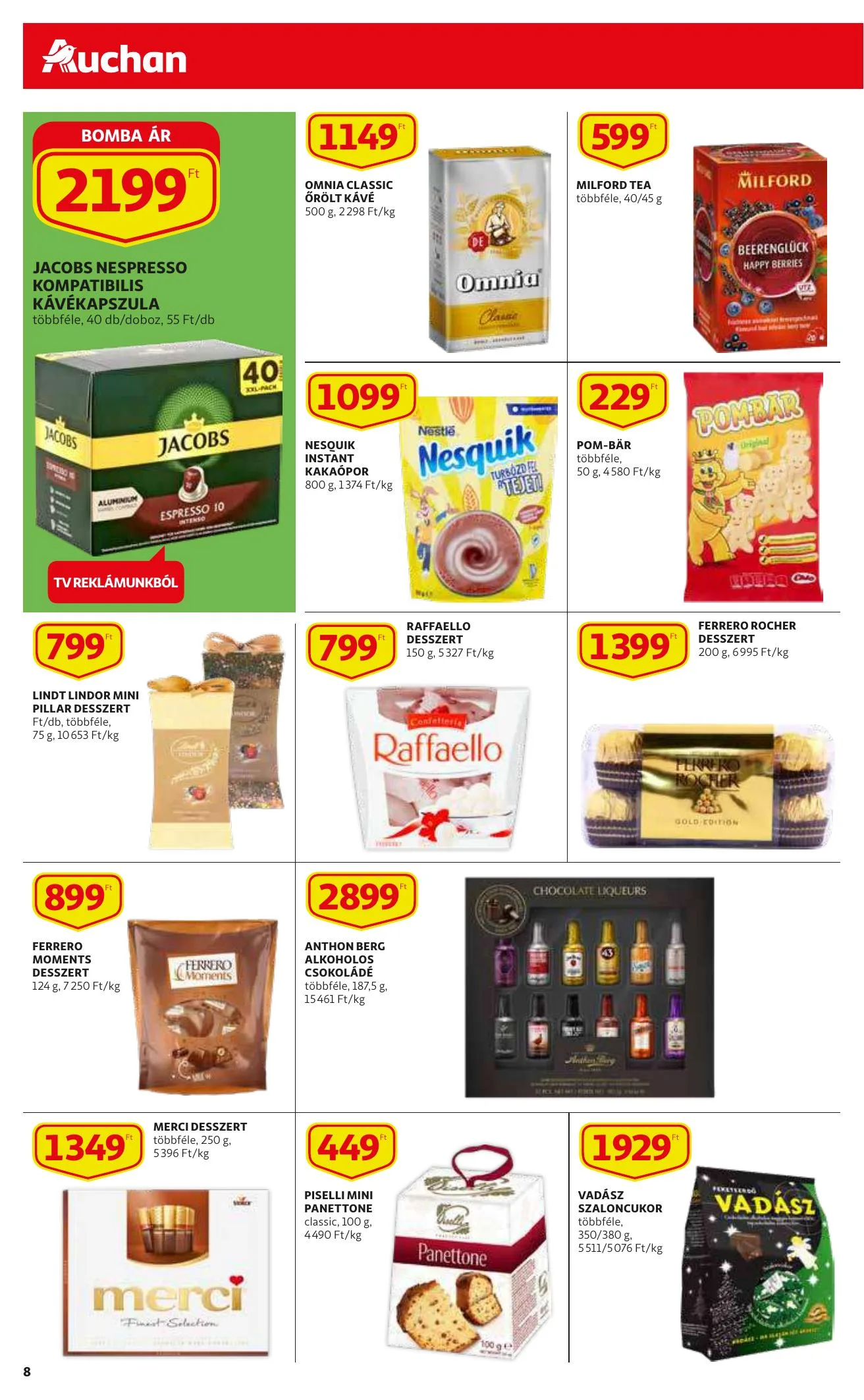 Auchan akciós újság Szupermarket 12.02–12.08 – 8. oldal