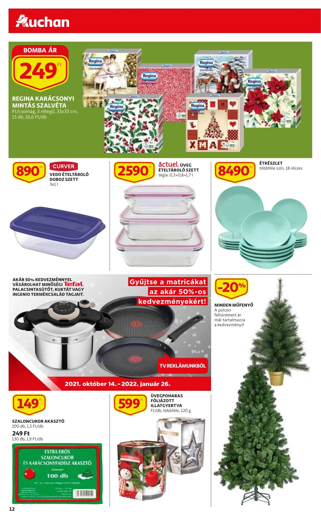 Auchan akciós újság Szupermarket 12.09–12.15 – 12. oldal