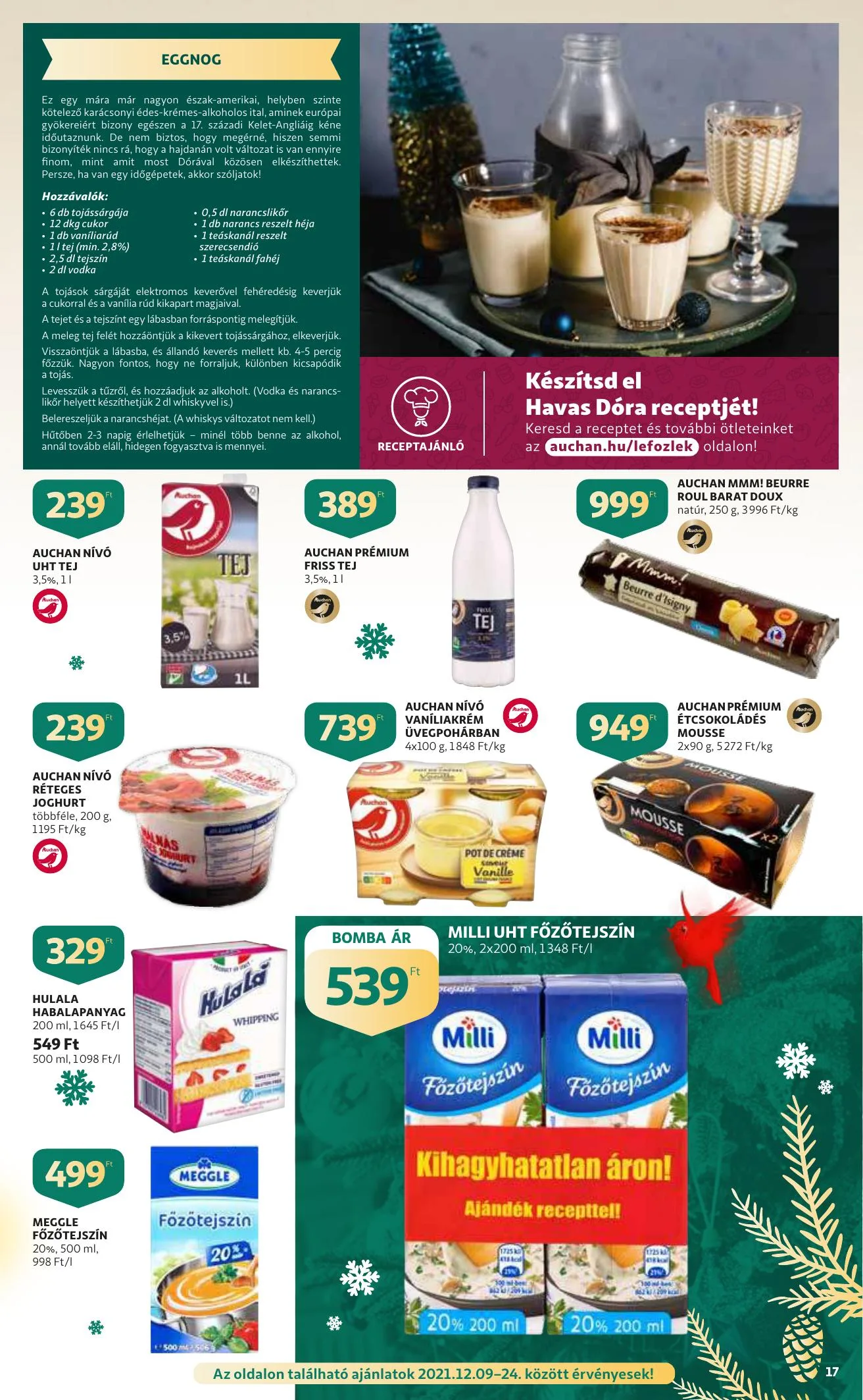 Auchan akciós újság Szupermarket 12.09–12.15 – 17. oldal