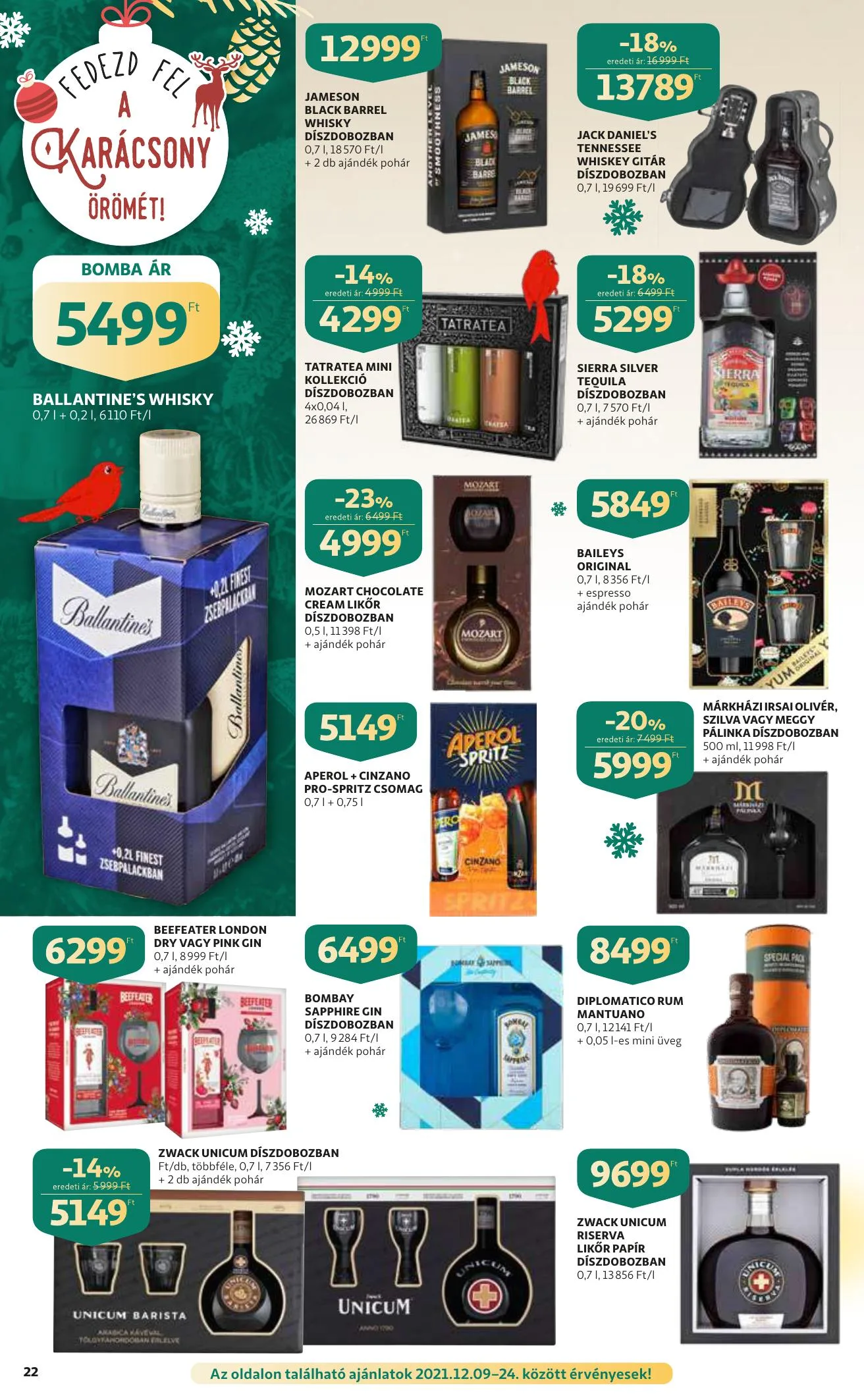 Auchan akciós újság Szupermarket 12.09–12.15 – 22. oldal