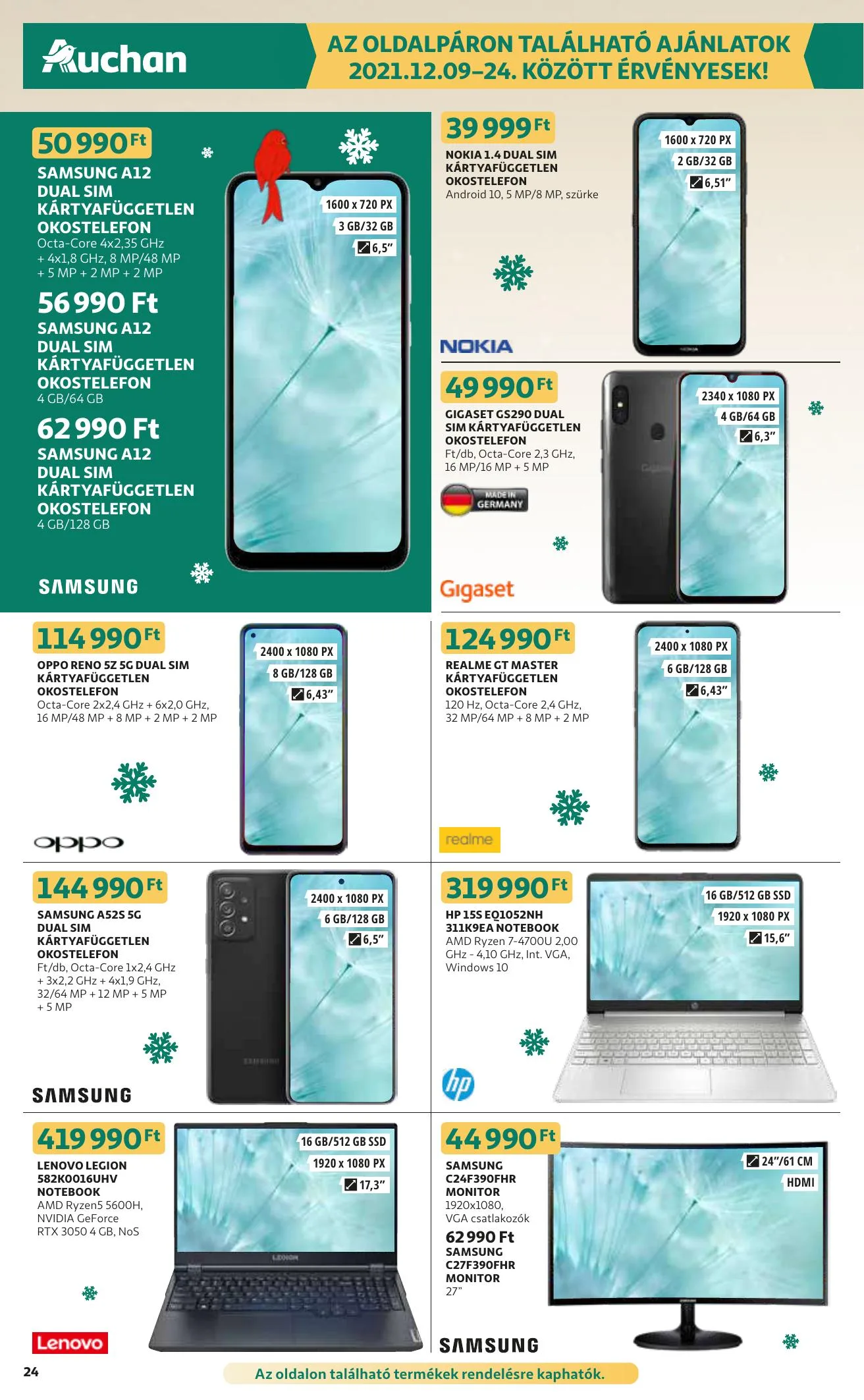 Auchan akciós újság Szupermarket 12.09–12.15 – 24. oldal