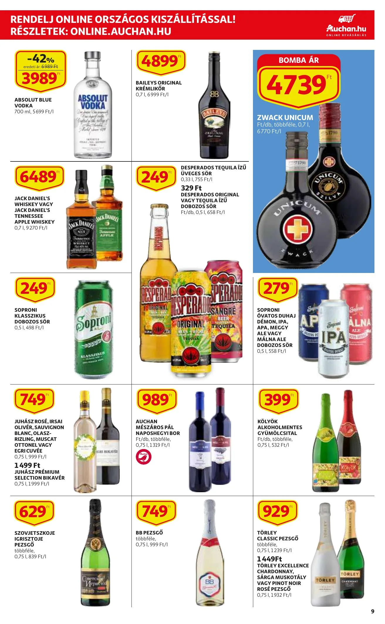 Auchan akciós újság Szupermarket 12.09–12.15 – 9. oldal