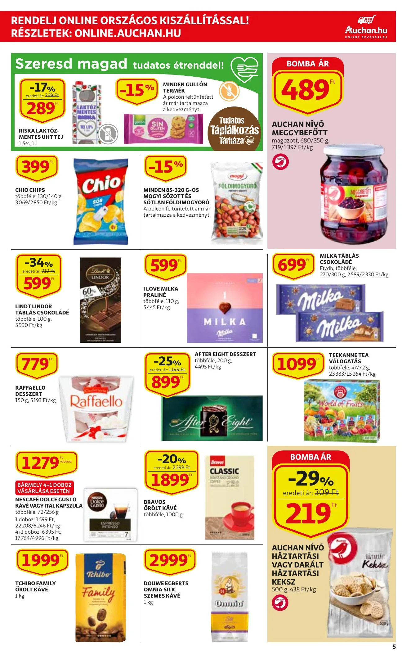 Auchan akciós újság Szupermarket 12.16–12.24 – 5. oldal