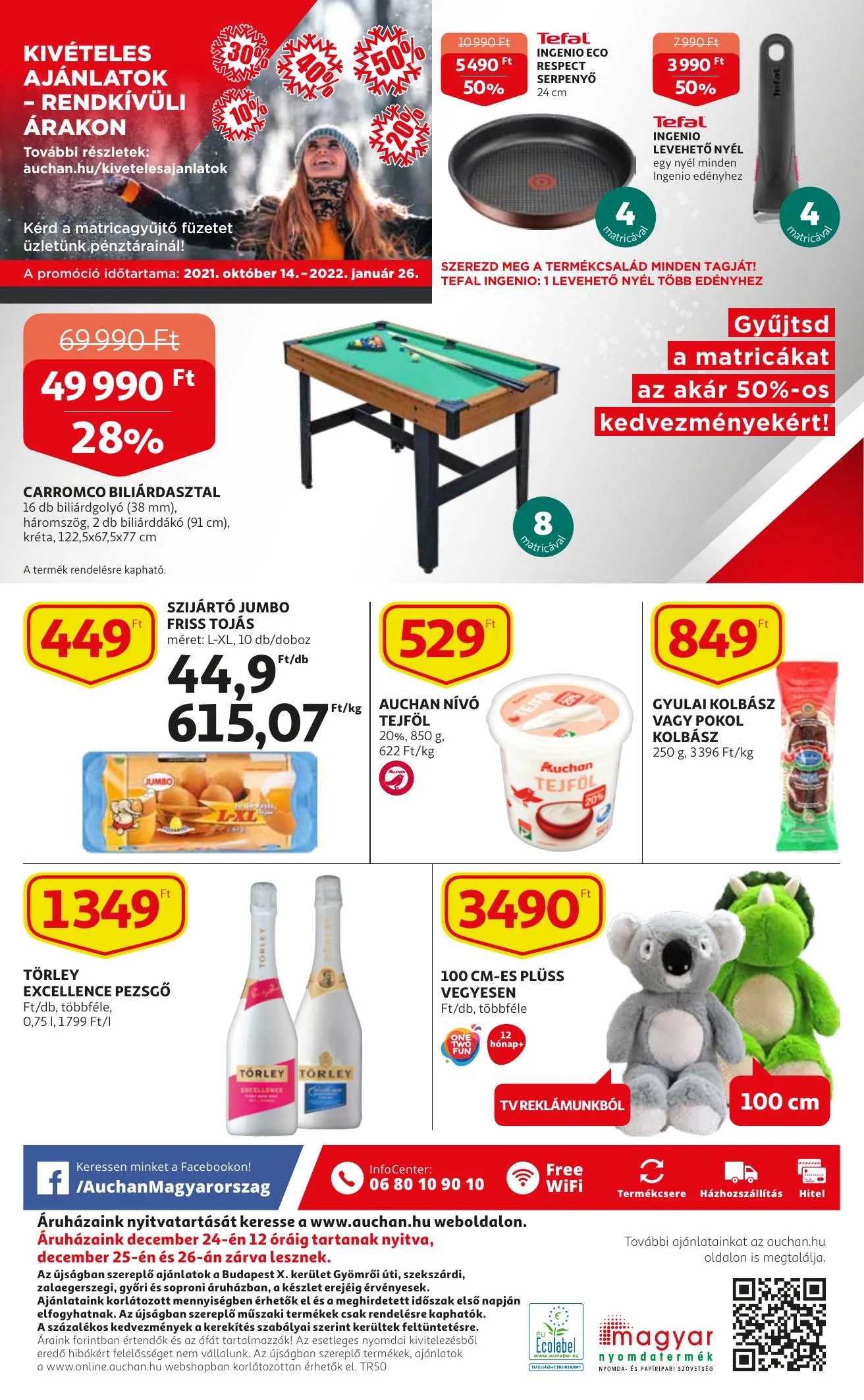 Auchan akciós újság Szupermarket 12.16–12.24 – 8. oldal