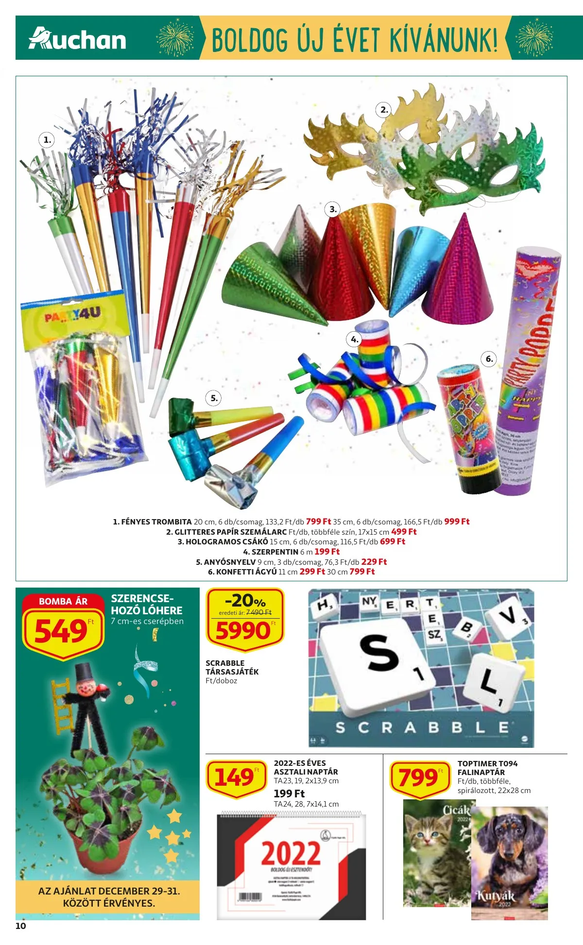 Auchan akciós újság Szupermarket 12.27–12.27 – 10. oldal