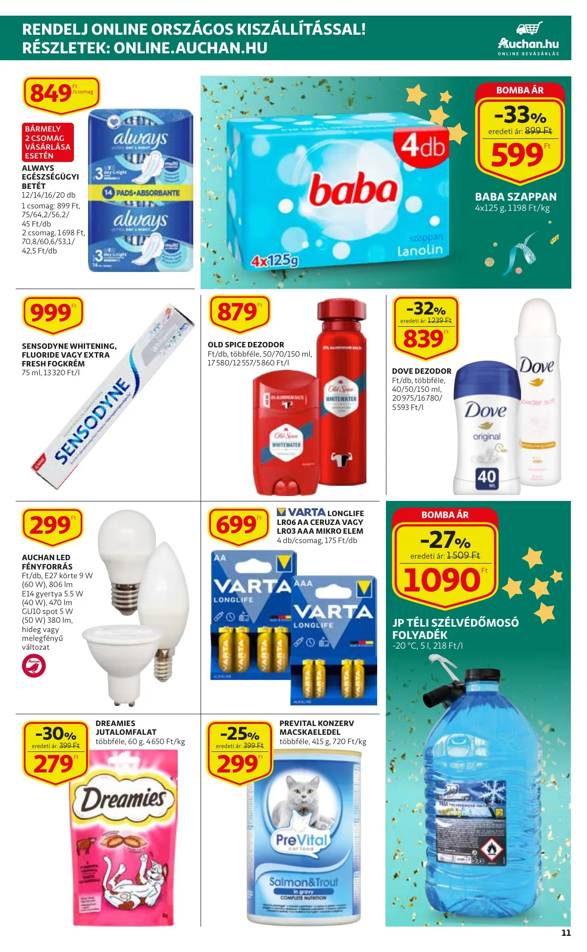 Auchan akciós újság Szupermarket 12.27–12.27 – 11. oldal