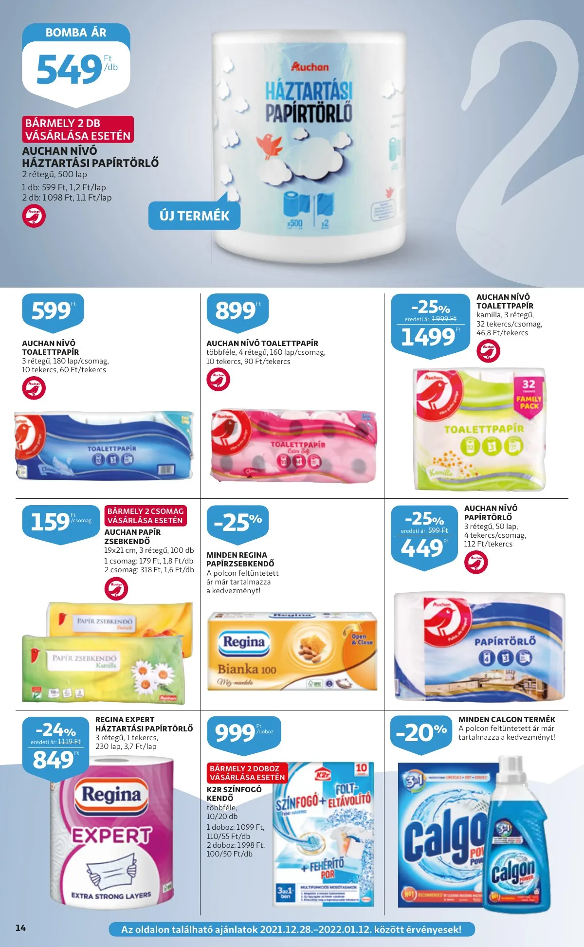 Auchan akciós újság Szupermarket 12.27–12.27 – 14. oldal