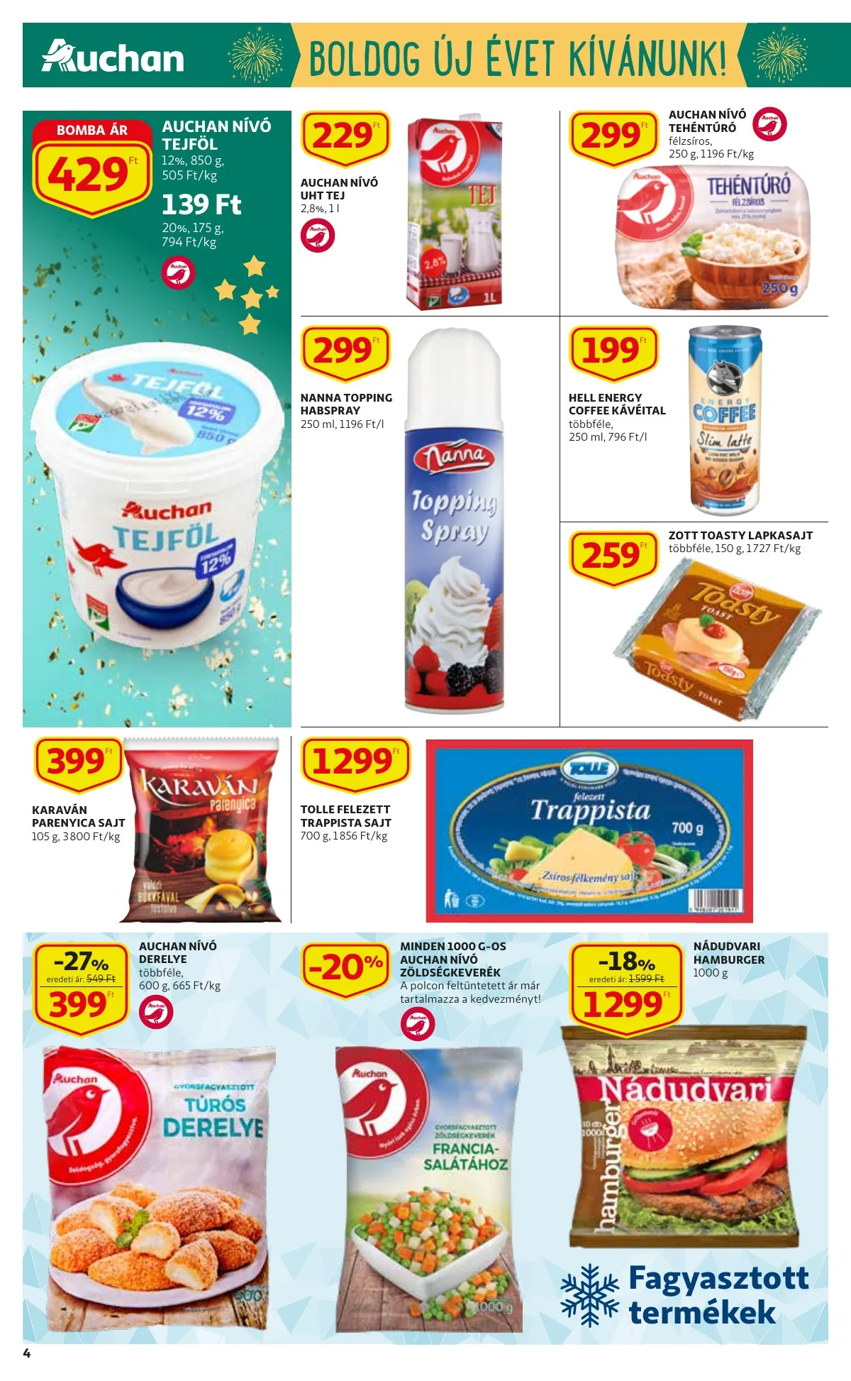 Auchan akciós újság Szupermarket 12.27–12.27 – 4. oldal