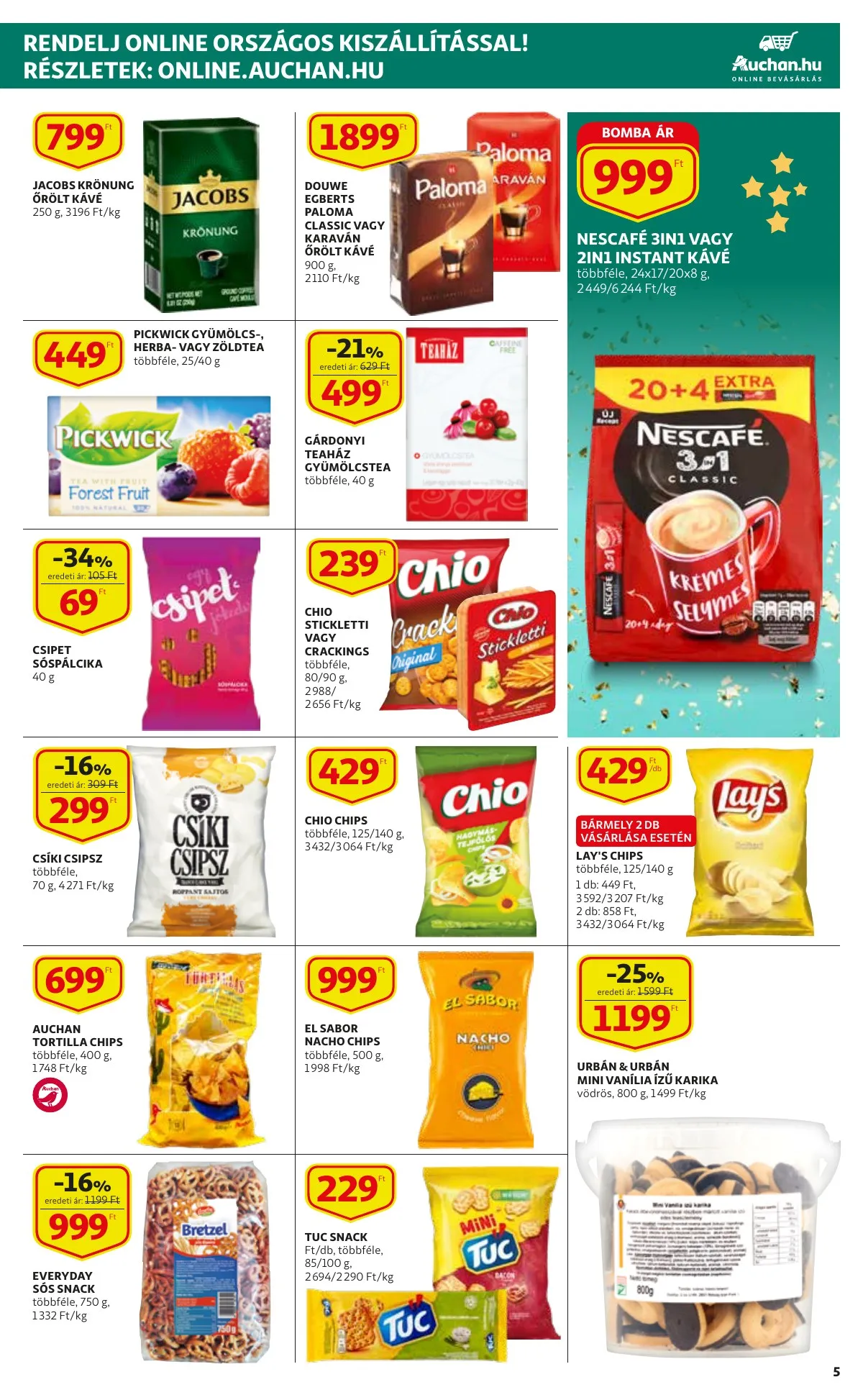 Auchan akciós újság Szupermarket 12.27–12.27 – 5. oldal