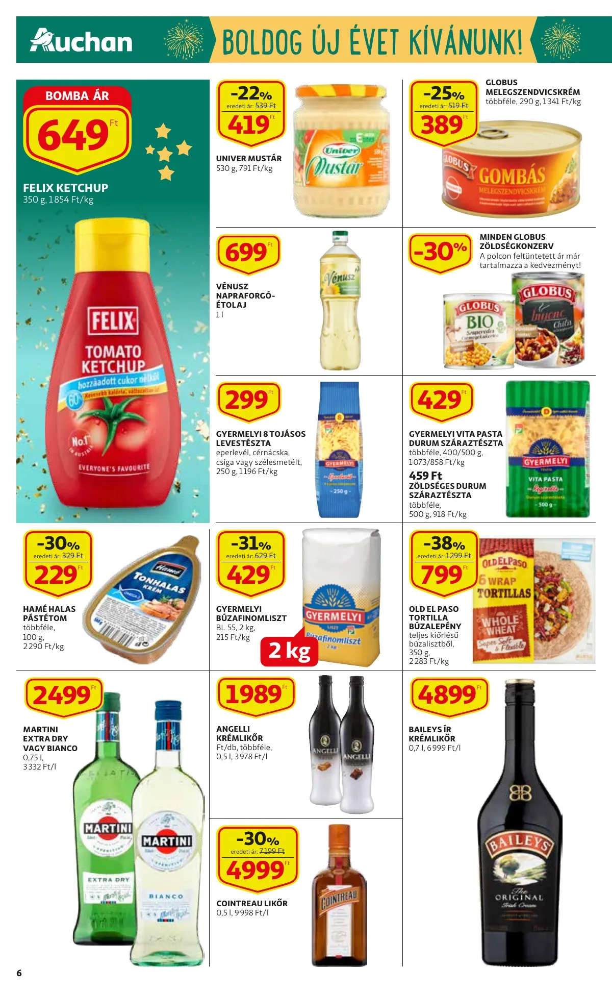 Auchan akciós újság Szupermarket 12.27–12.27 – 6. oldal