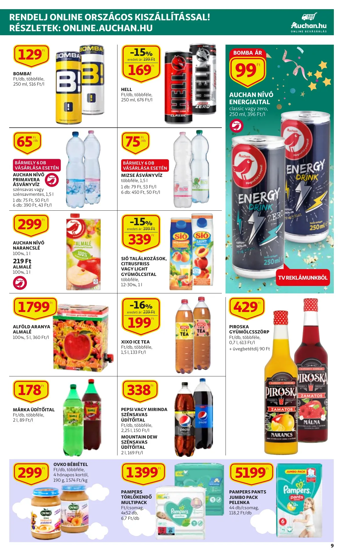 Auchan akciós újság Szupermarket 12.27–12.27 – 9. oldal