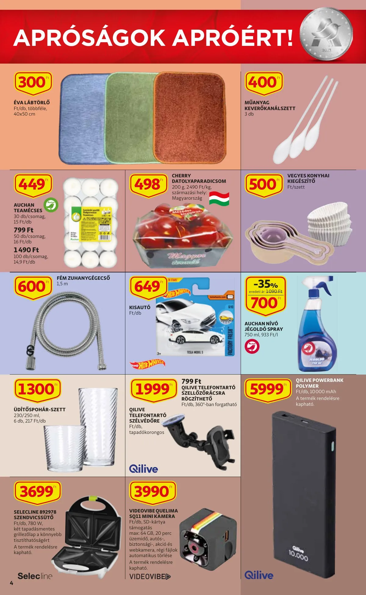 Auchan akciós újság Szupermarket 01.20–01.20 – 4. oldal