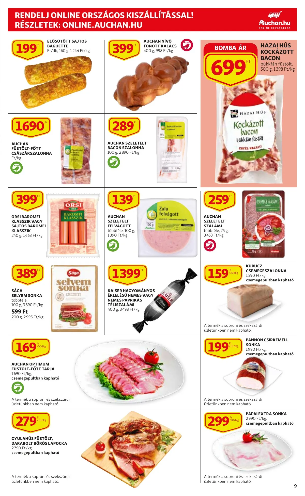 Auchan akciós újság Szupermarket 01.20–01.20 – 9. oldal