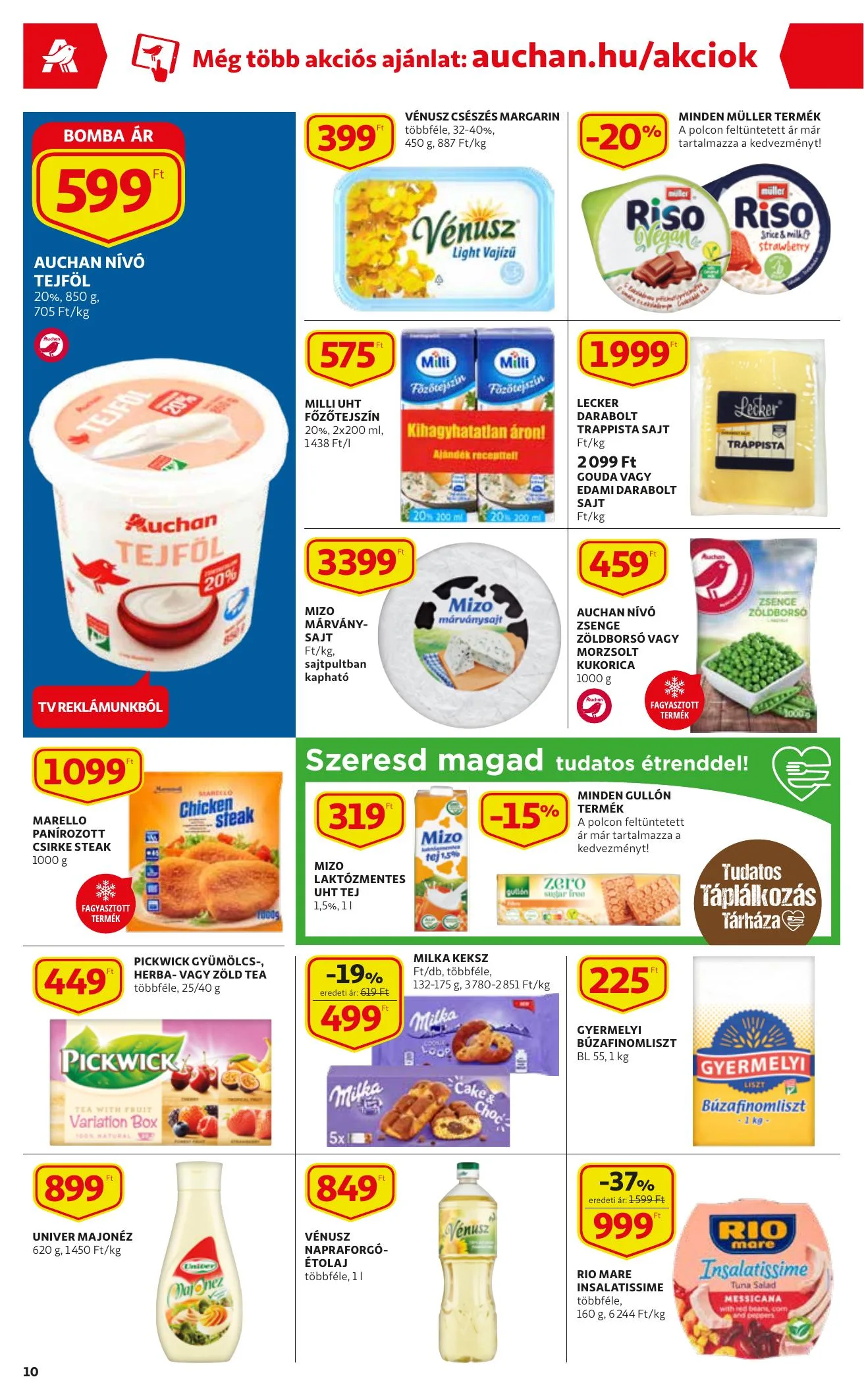 Auchan akciós újság Szupermarket 01.20–01.26 – 10. oldal