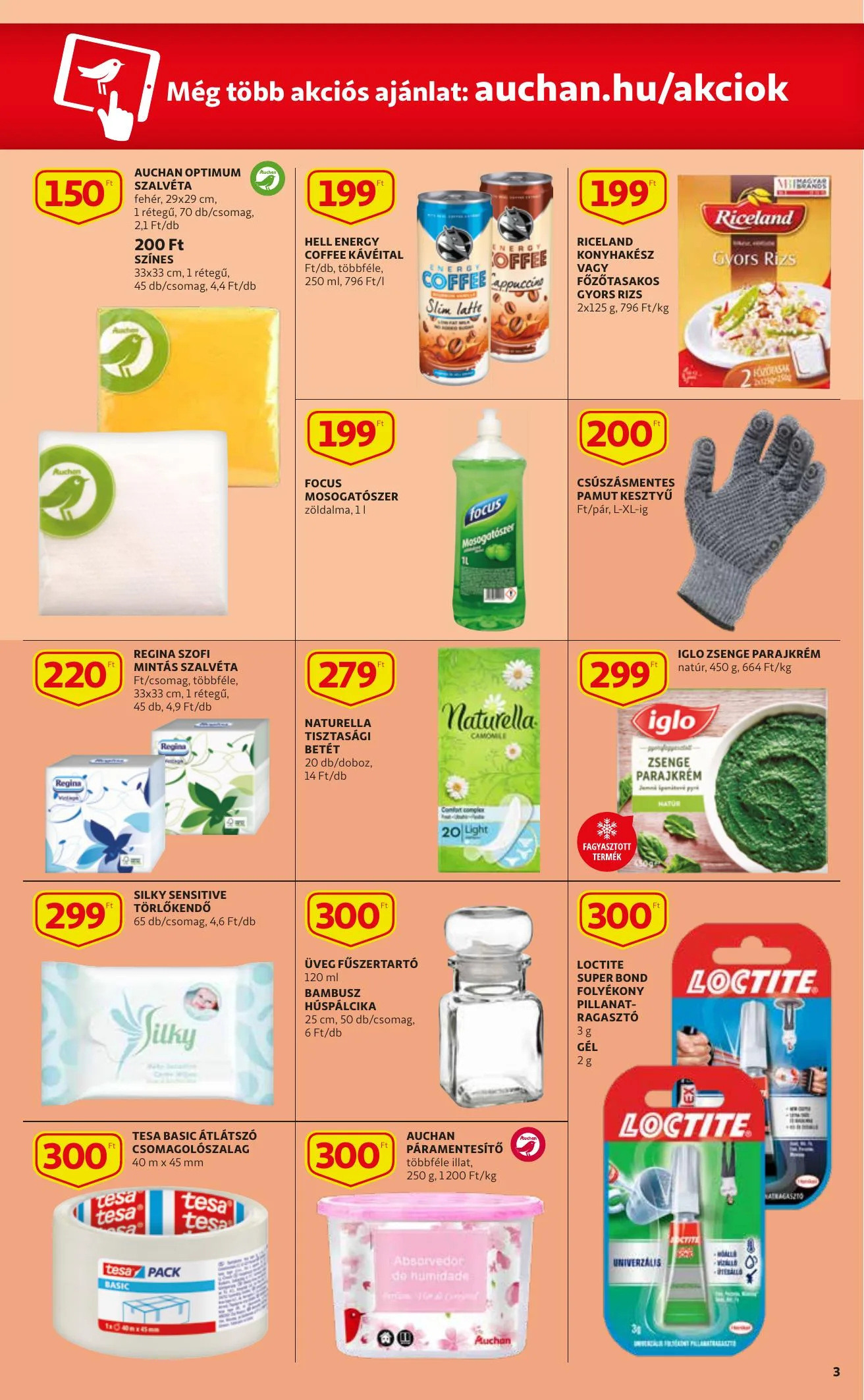 Auchan akciós újság Szupermarket 01.20–01.26 – 3. oldal