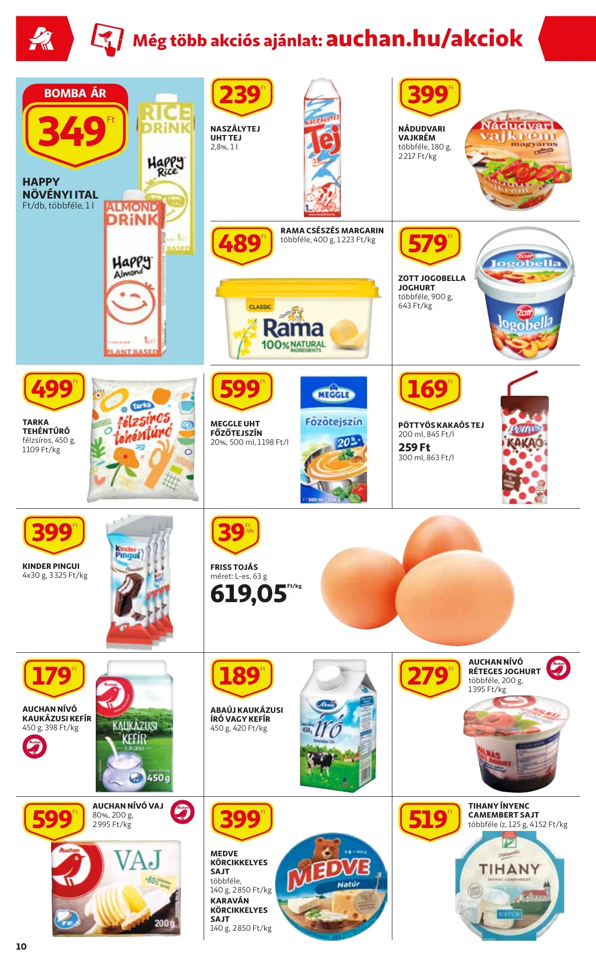Auchan akciós újság Szupermarket 02.03–02.16 – 10. oldal