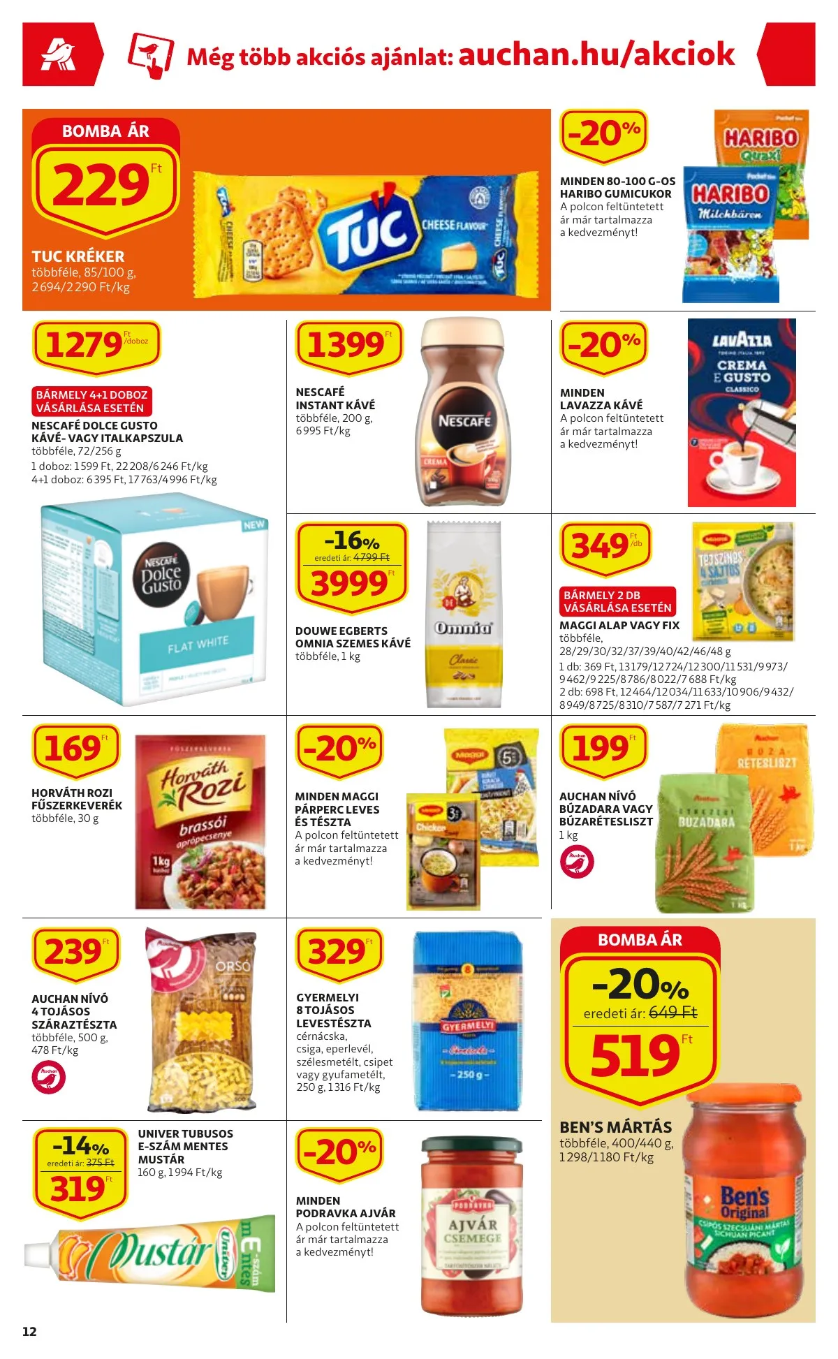 Auchan akciós újság Szupermarket 02.03–02.16 – 12. oldal