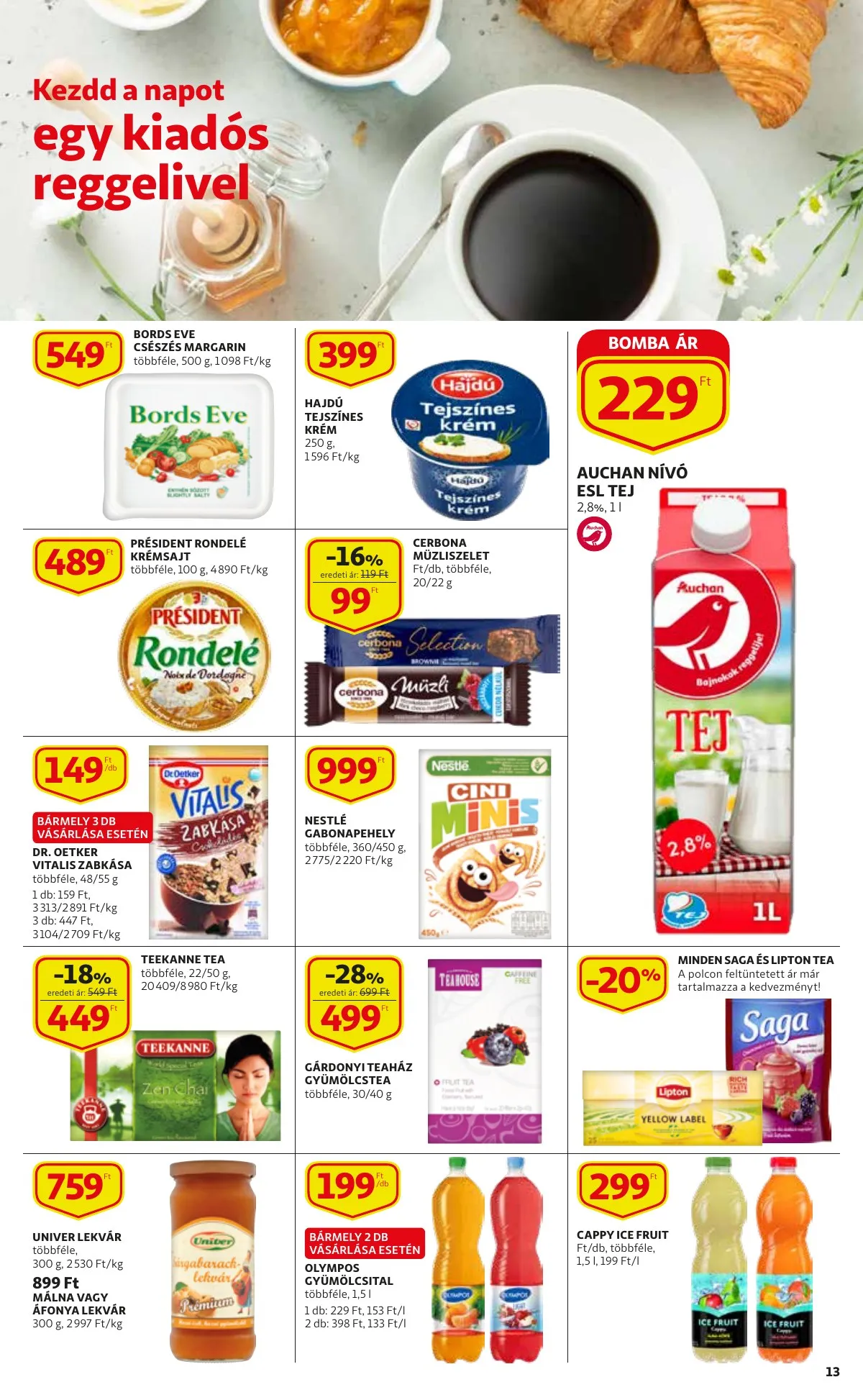 Auchan akciós újság Szupermarket 02.03–02.16 – 13. oldal