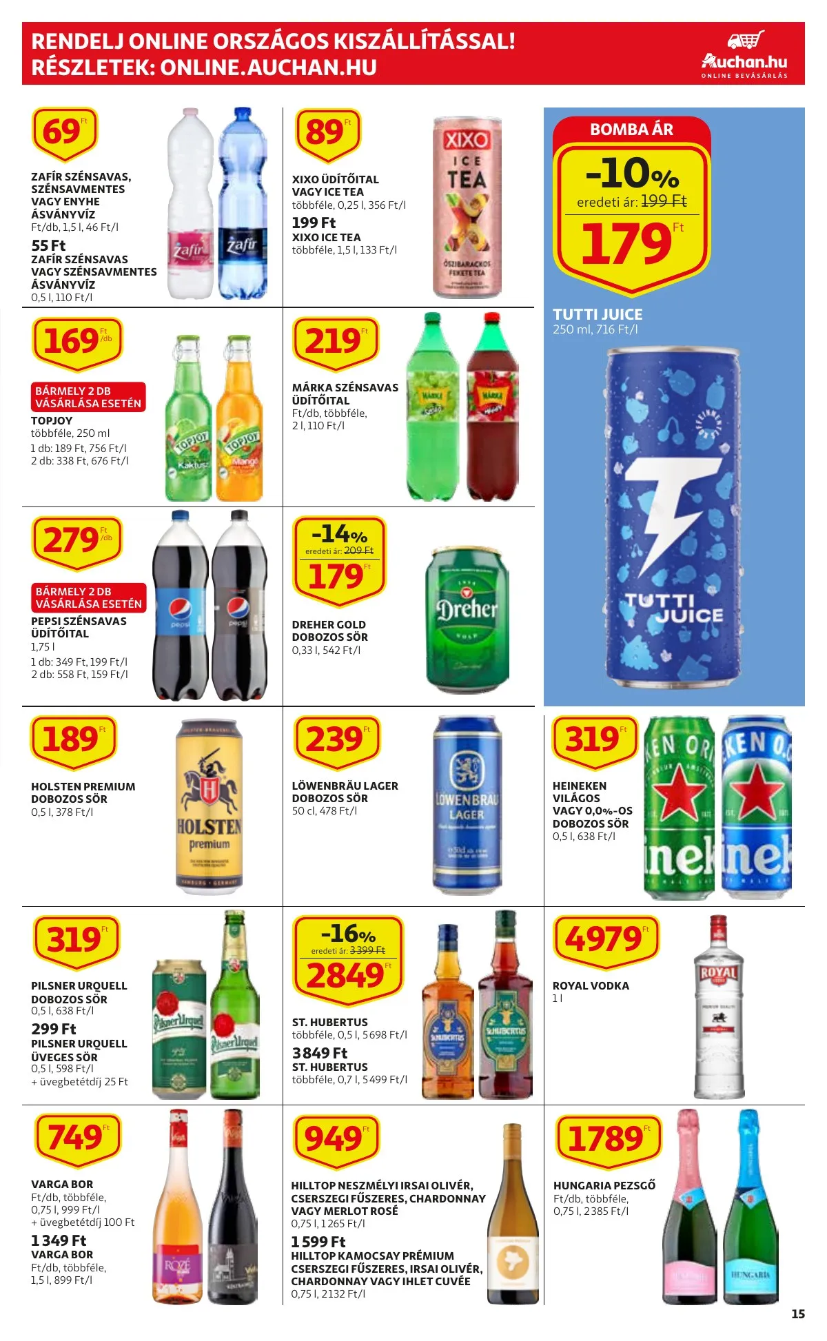 Auchan akciós újság Szupermarket 02.03–02.16 – 15. oldal