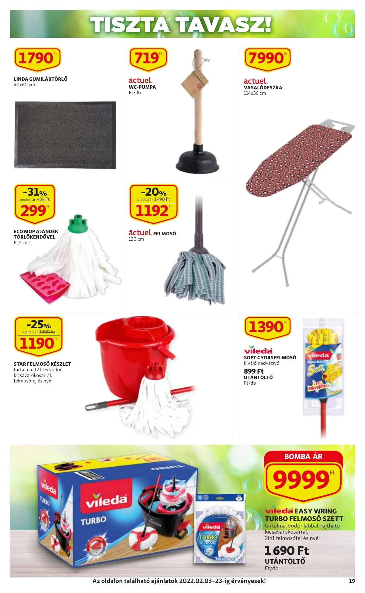 Auchan akciós újság Szupermarket 02.03–02.16 – 19. oldal