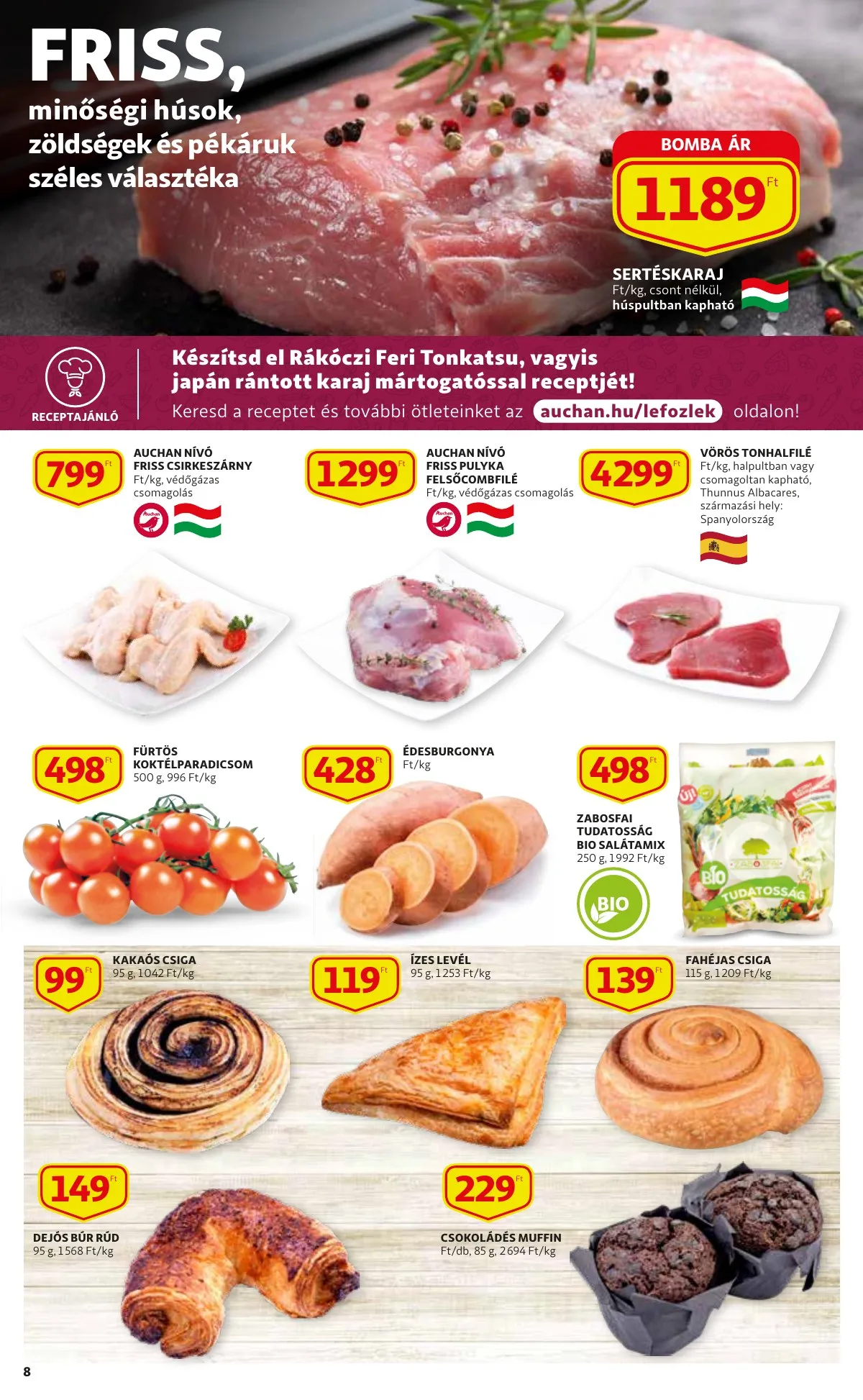 Auchan akciós újság Szupermarket 02.03–02.16 – 8. oldal