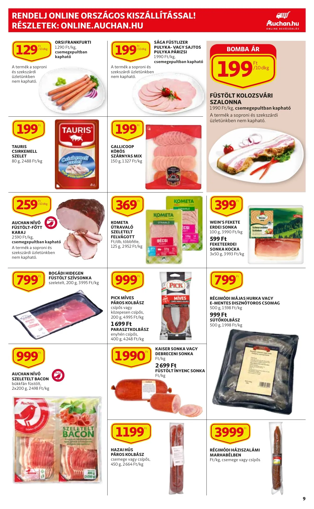 Auchan akciós újság Szupermarket 02.03–02.16 – 9. oldal