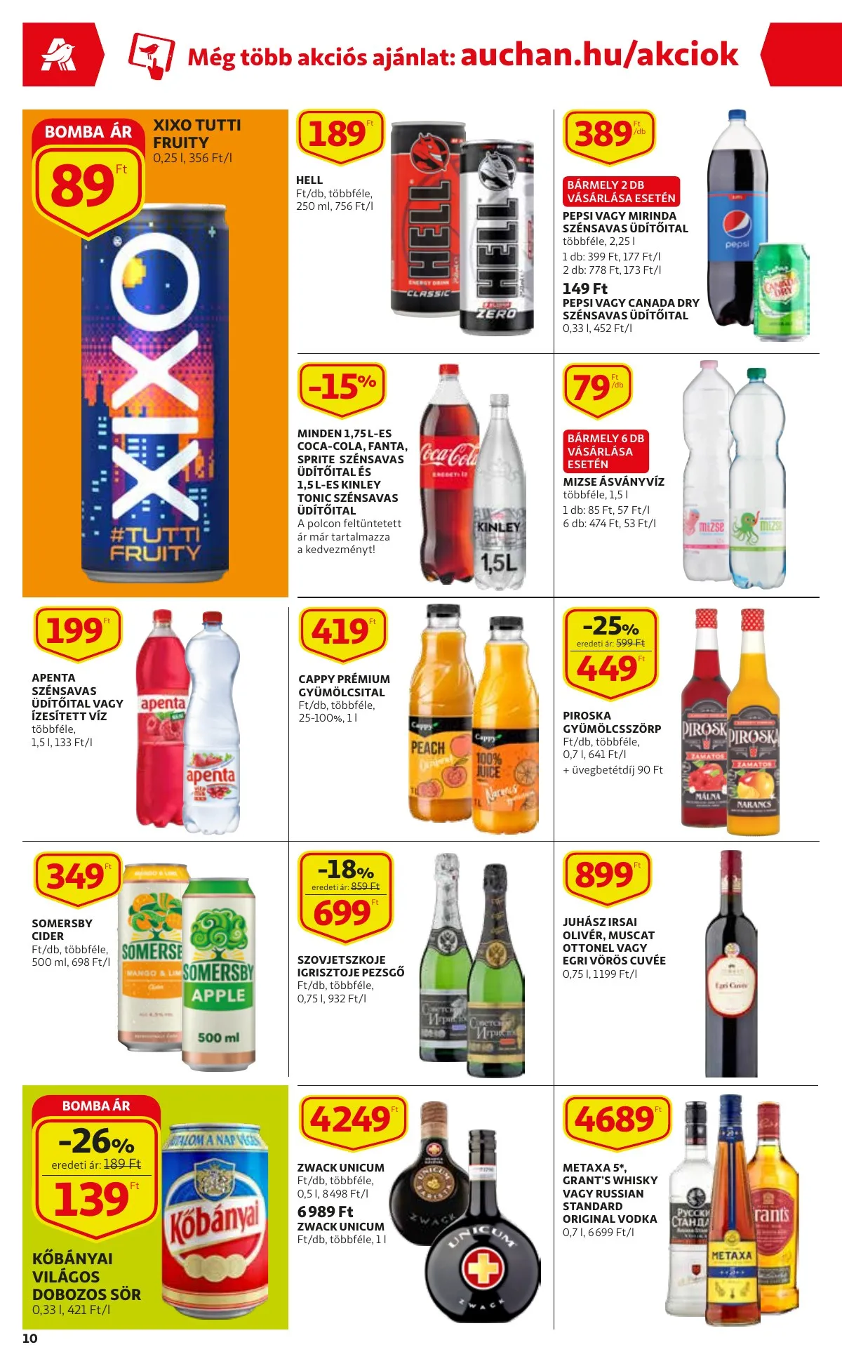 Auchan akciós újság Szupermarket 02.17–03.02 – 10. oldal