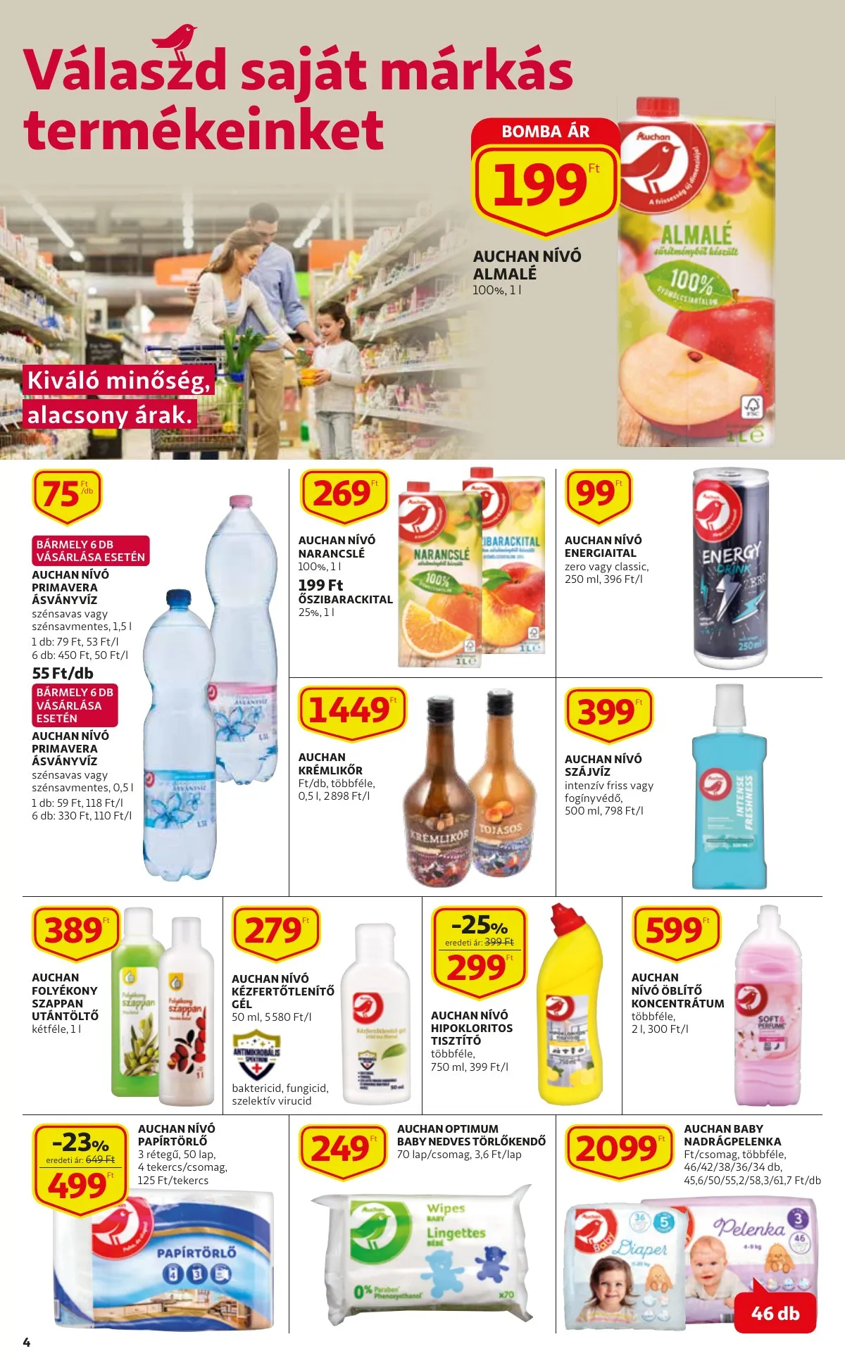 Auchan akciós újság Szupermarket 02.17–03.02 – 4. oldal