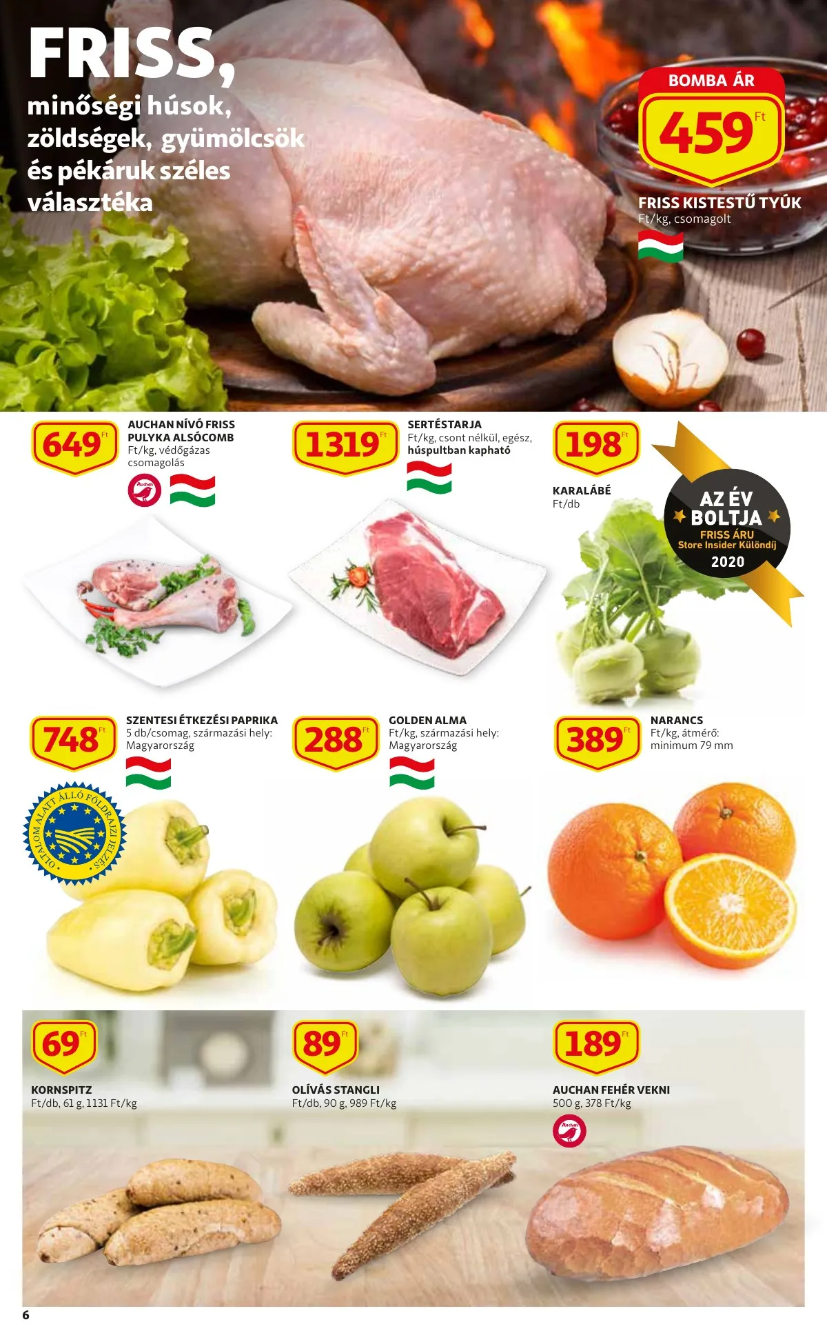 Auchan akciós újság Szupermarket 02.17–03.02 – 6. oldal