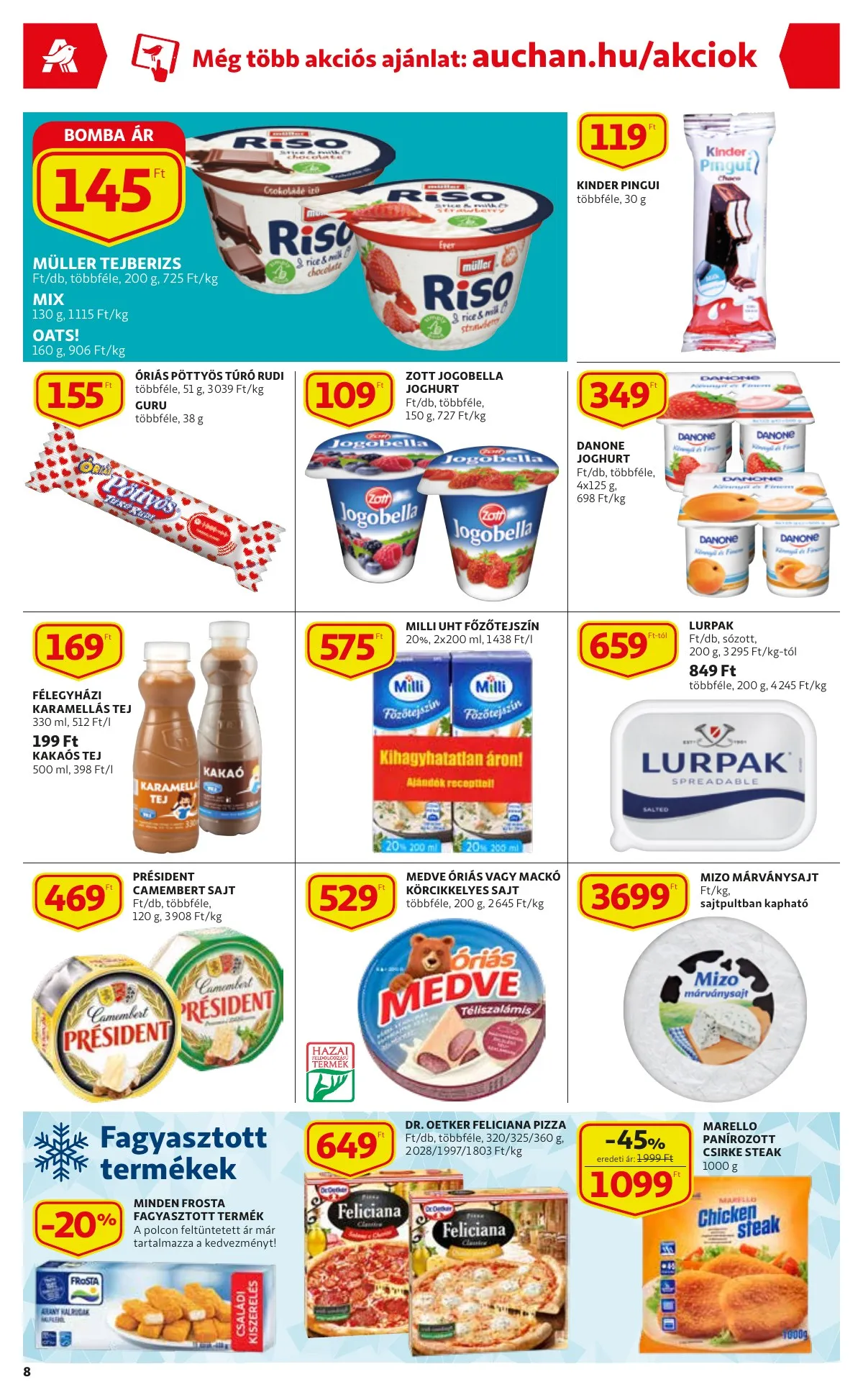 Auchan akciós újság Szupermarket 02.17–03.02 – 8. oldal