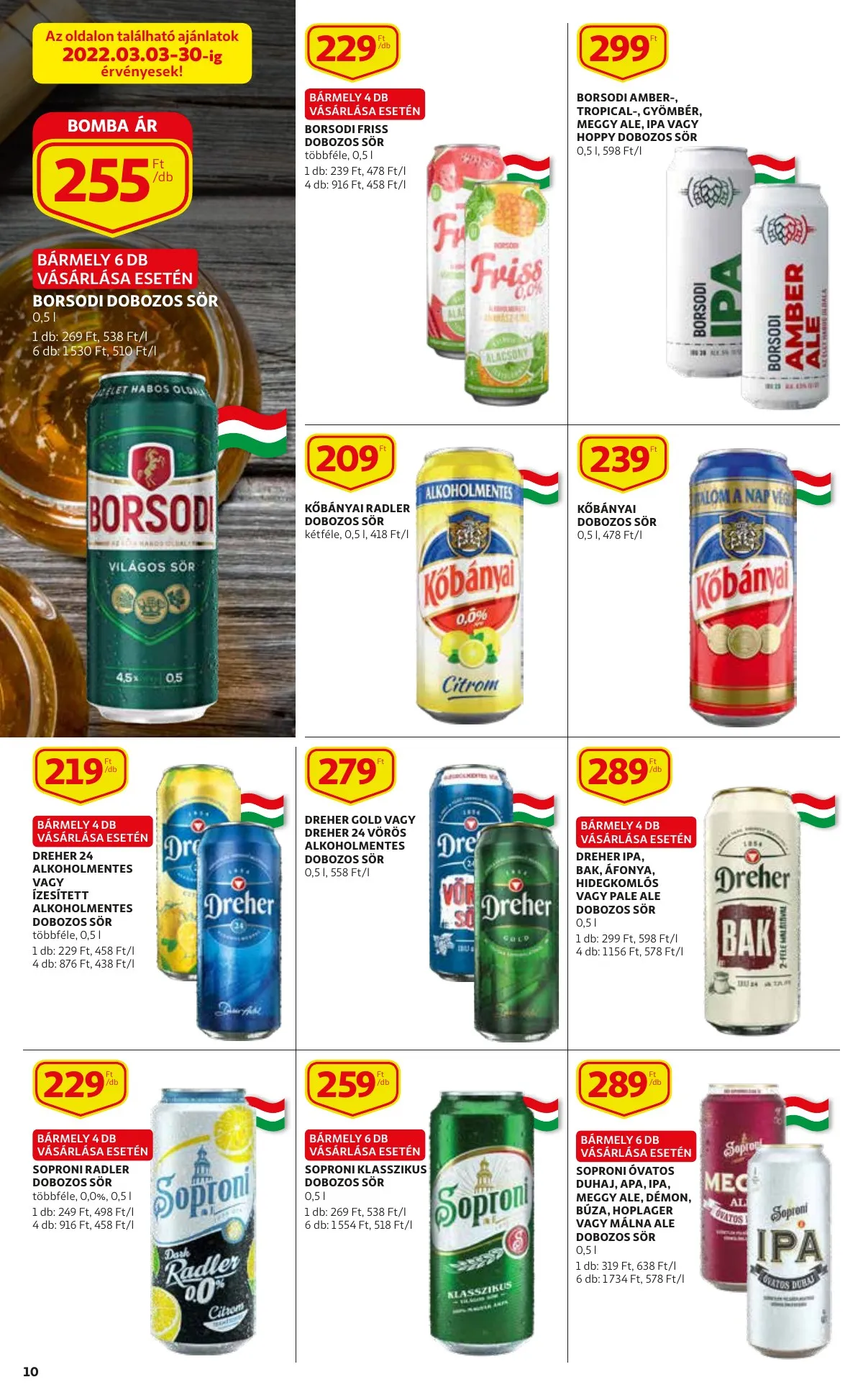 Auchan akciós újság Szupermarket 03.03–03.09 – 10. oldal