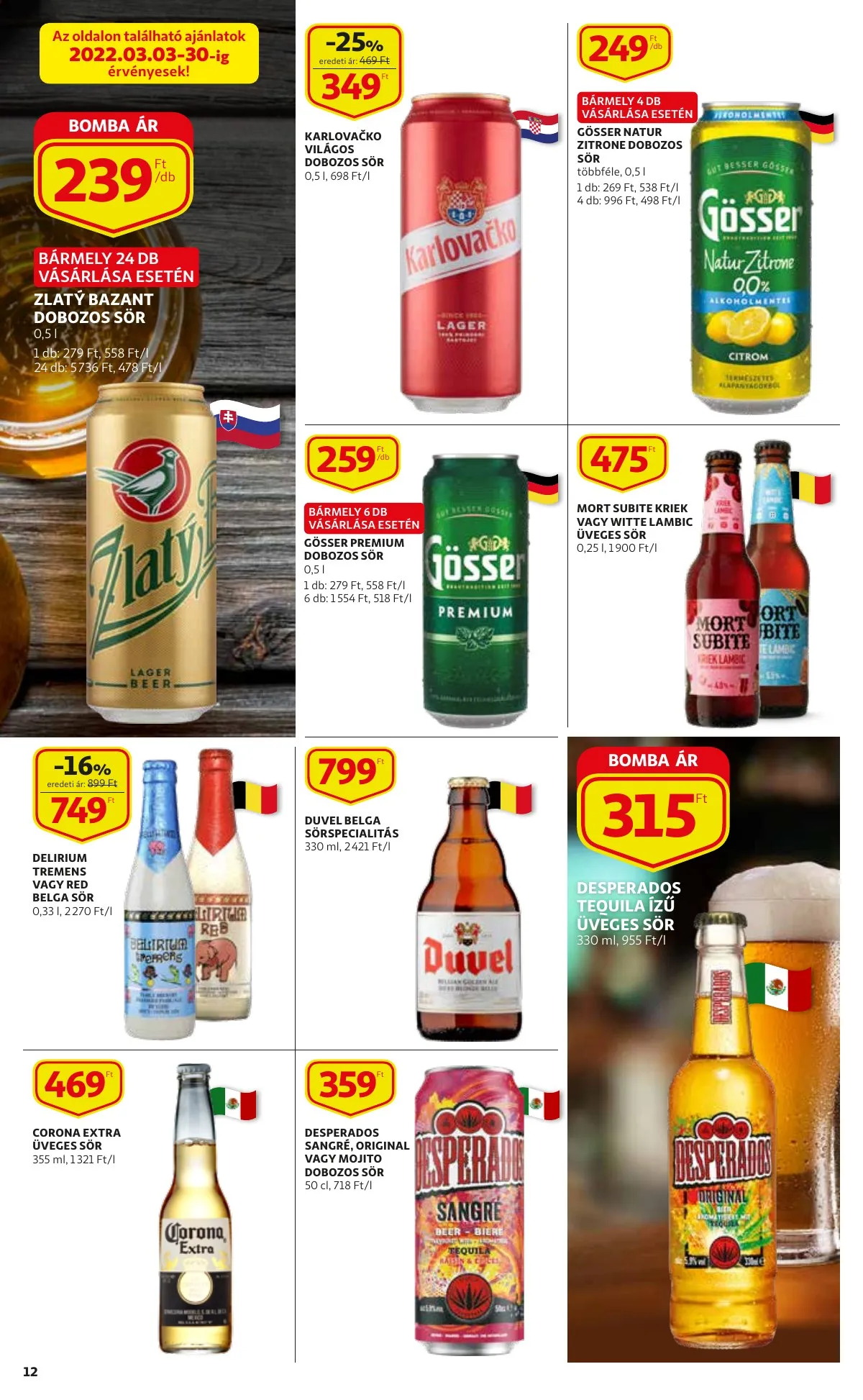 Auchan akciós újság Szupermarket 03.03–03.09 – 12. oldal