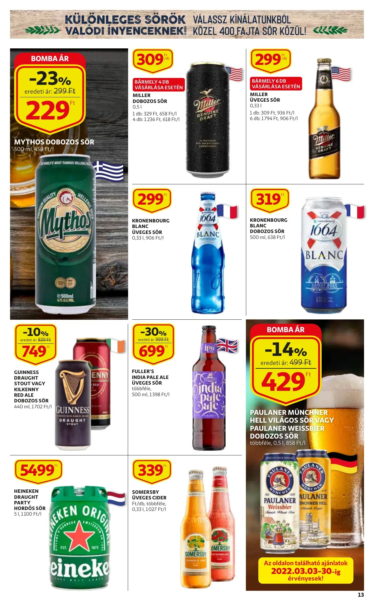Auchan akciós újság Szupermarket 03.03–03.09 – 13. oldal