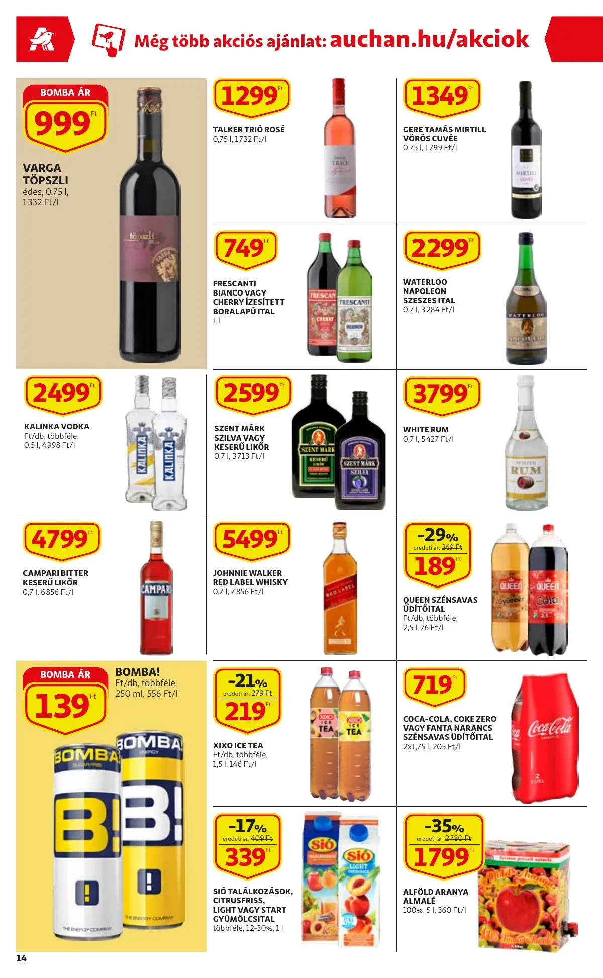 Auchan akciós újság Szupermarket 03.03–03.09 – 14. oldal