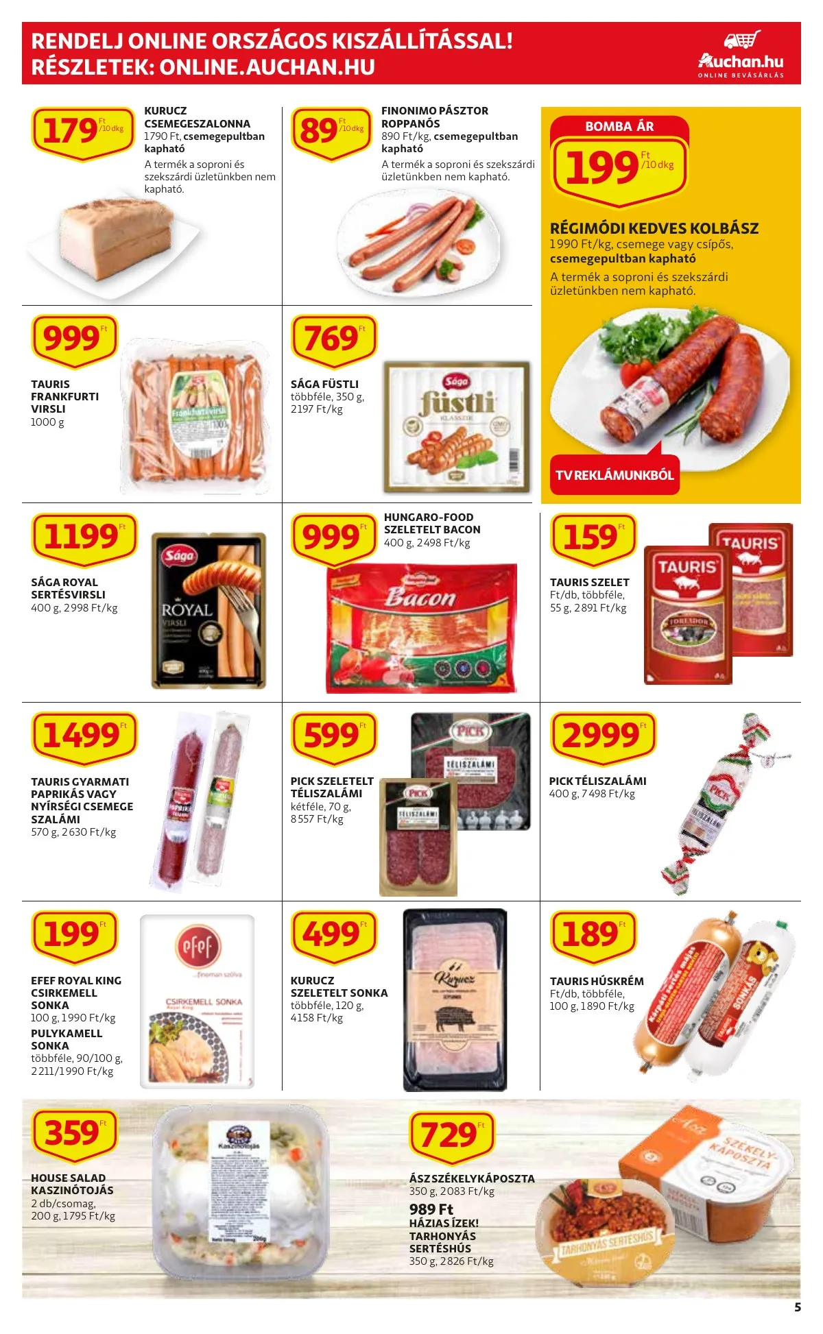 Auchan akciós újság Szupermarket 03.03–03.09 – 5. oldal