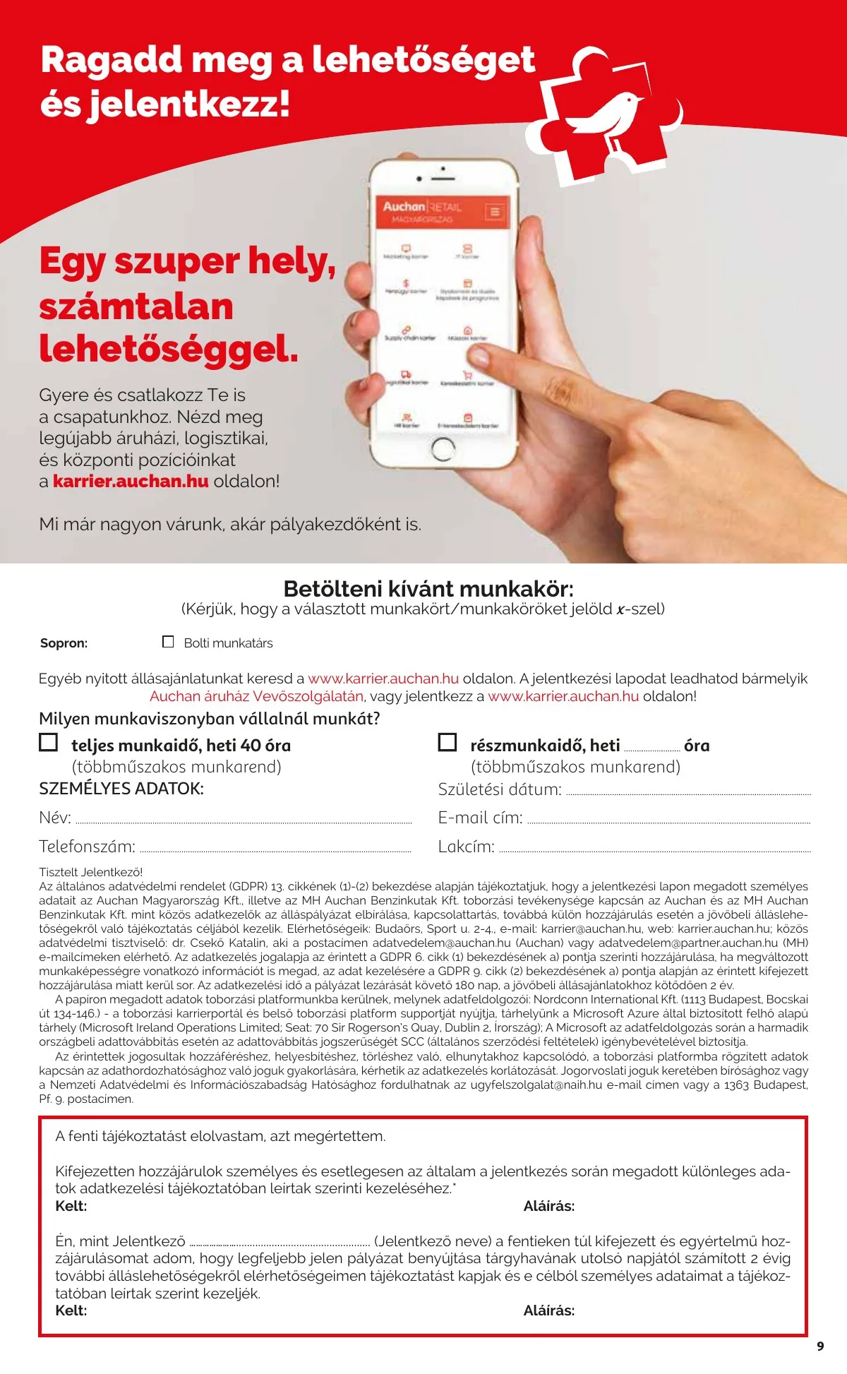 Auchan akciós újság Szupermarket 03.03–03.09 – 9. oldal