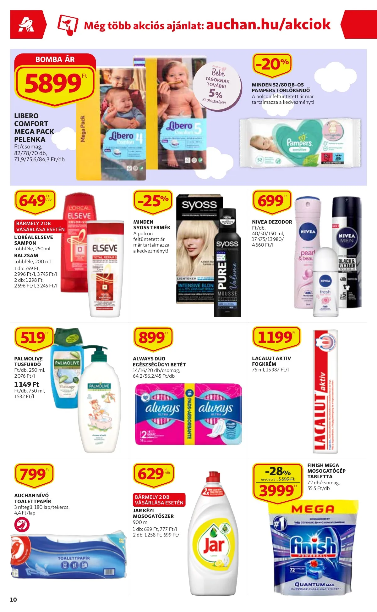 Auchan akciós újság Szupermarket 03.10–03.16 – 10. oldal