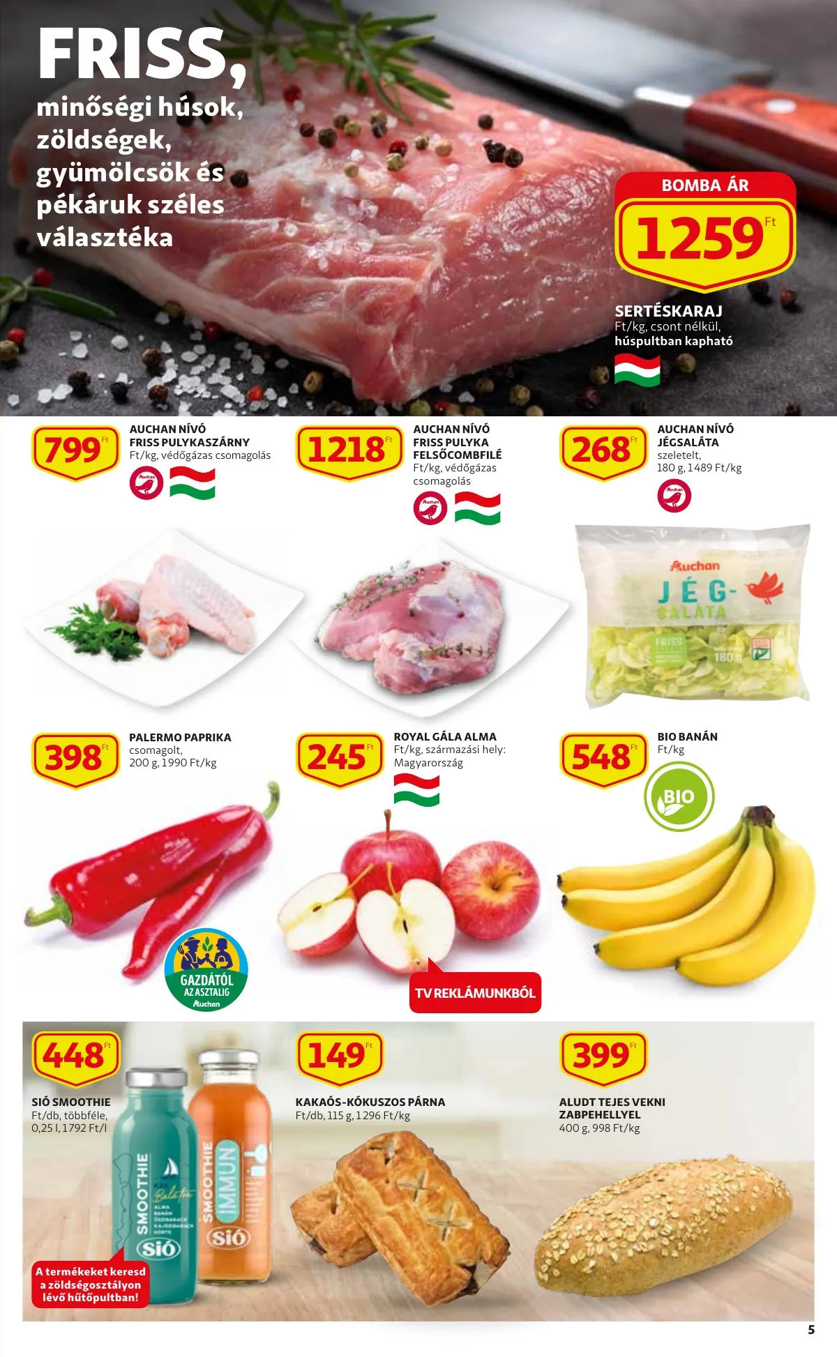 Auchan akciós újság Szupermarket 03.10–03.16 – 5. oldal