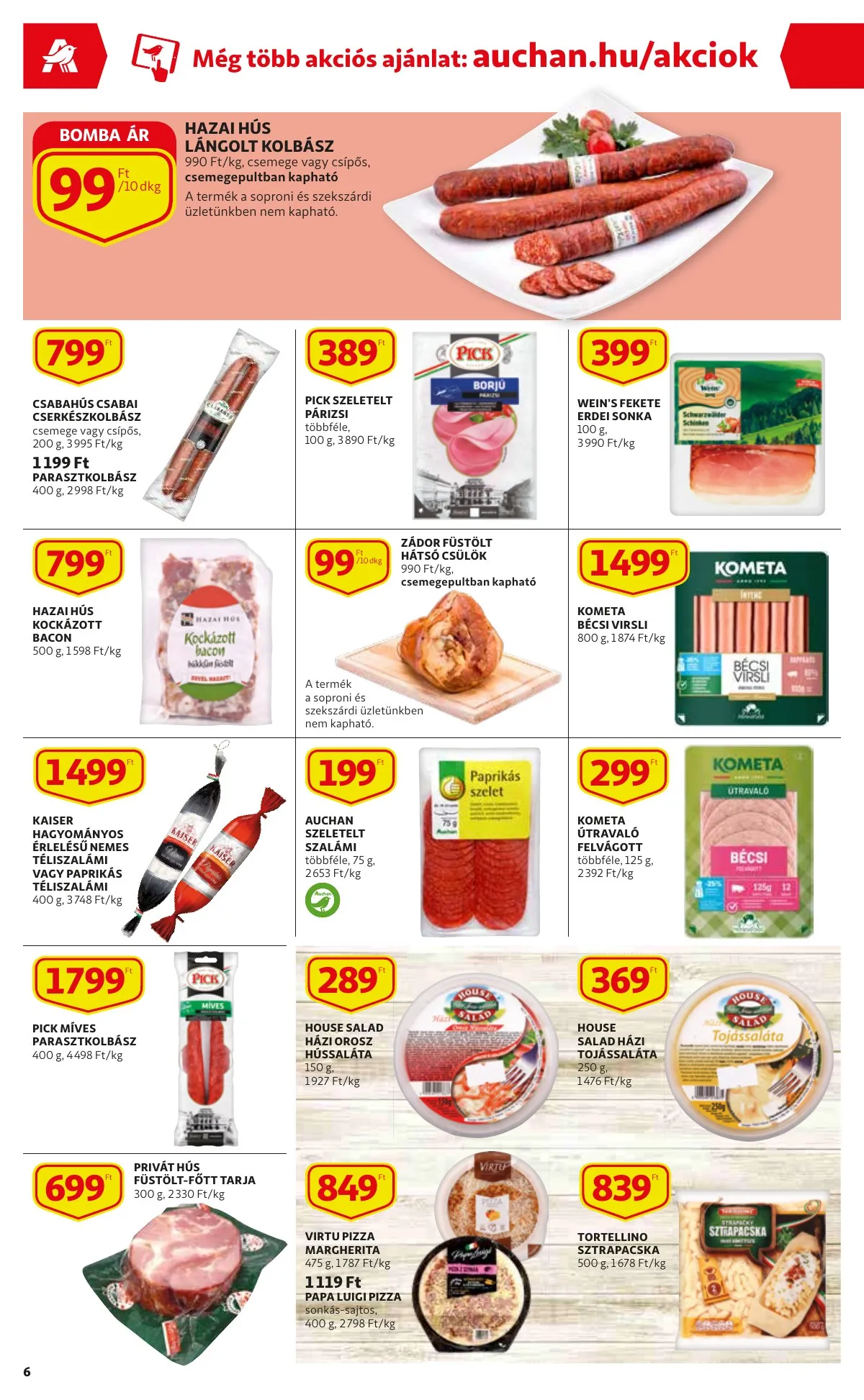 Auchan akciós újság Szupermarket 03.10–03.16 – 6. oldal