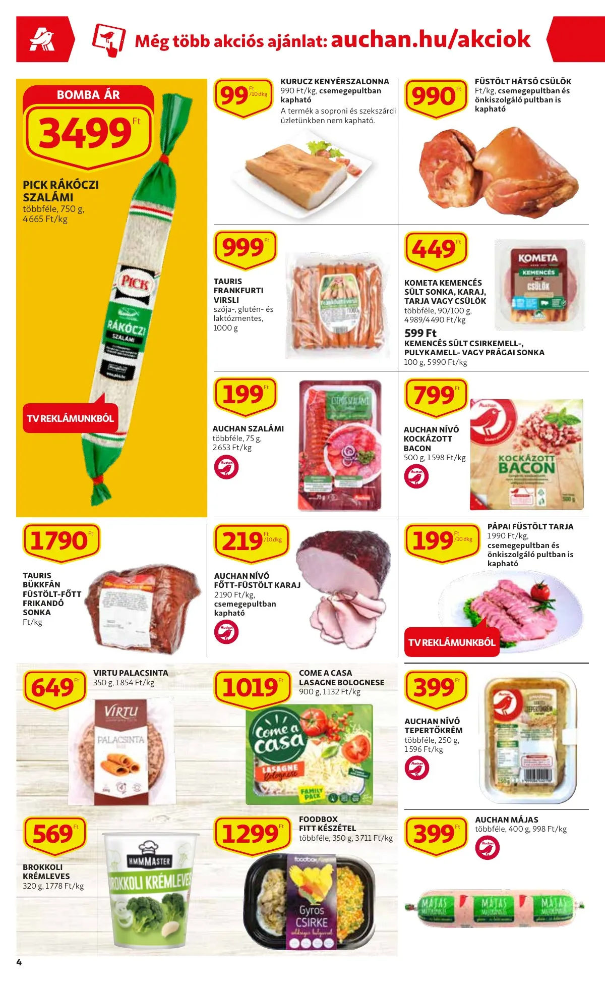 Auchan akciós újság Szupermarket 03.17–03.23 – 4. oldal