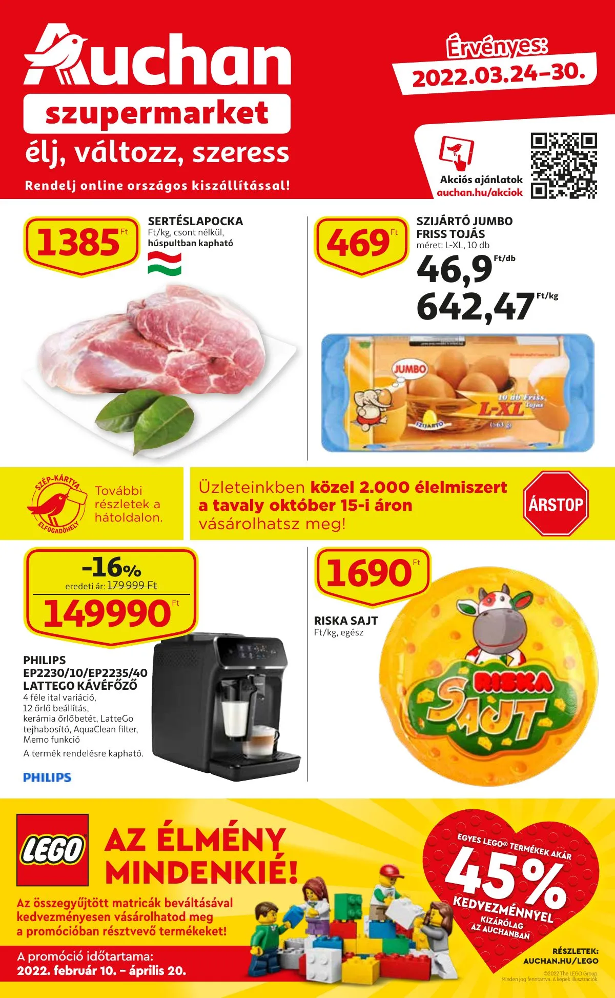 Auchan akciós újság Szupermarket 03.24–03.30
