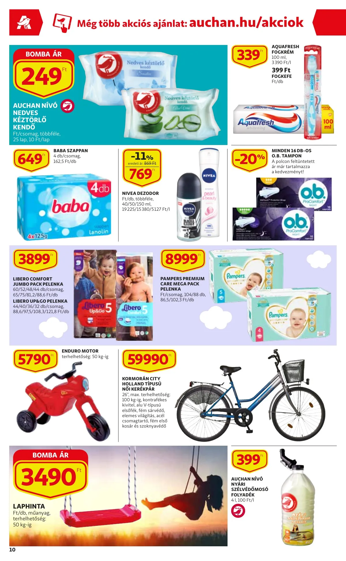 Auchan akciós újság Szupermarket 03.24–03.30 – 10. oldal