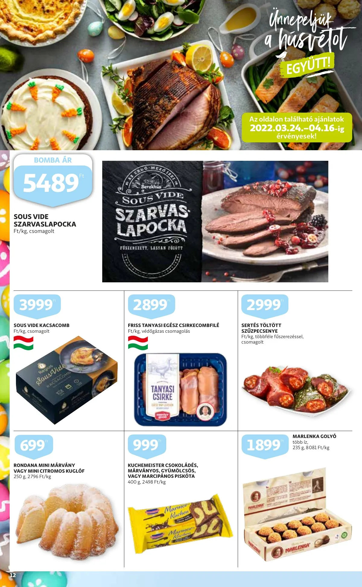Auchan akciós újság Szupermarket 03.24–03.30 – 12. oldal