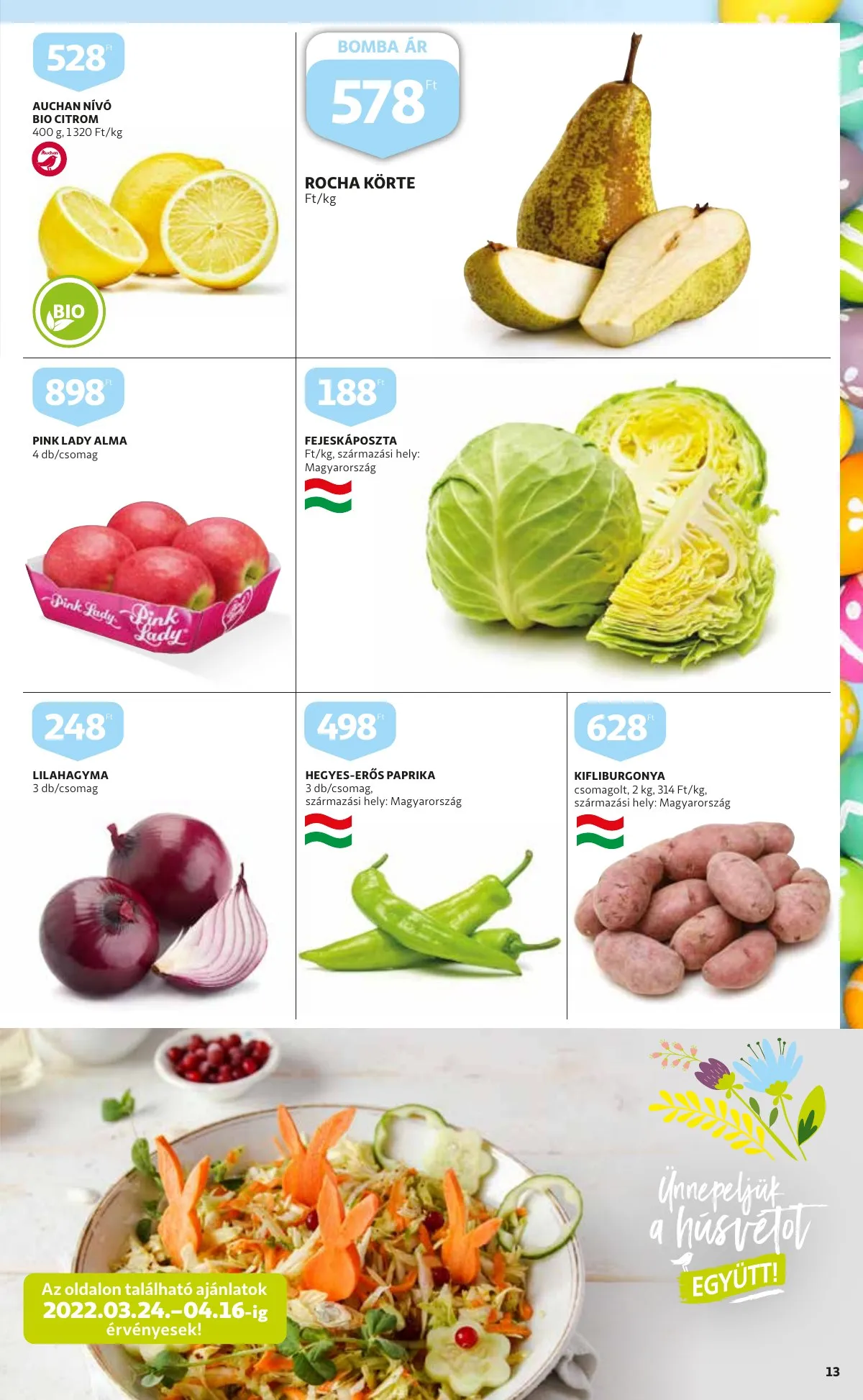 Auchan akciós újság Szupermarket 03.24–03.30 – 13. oldal