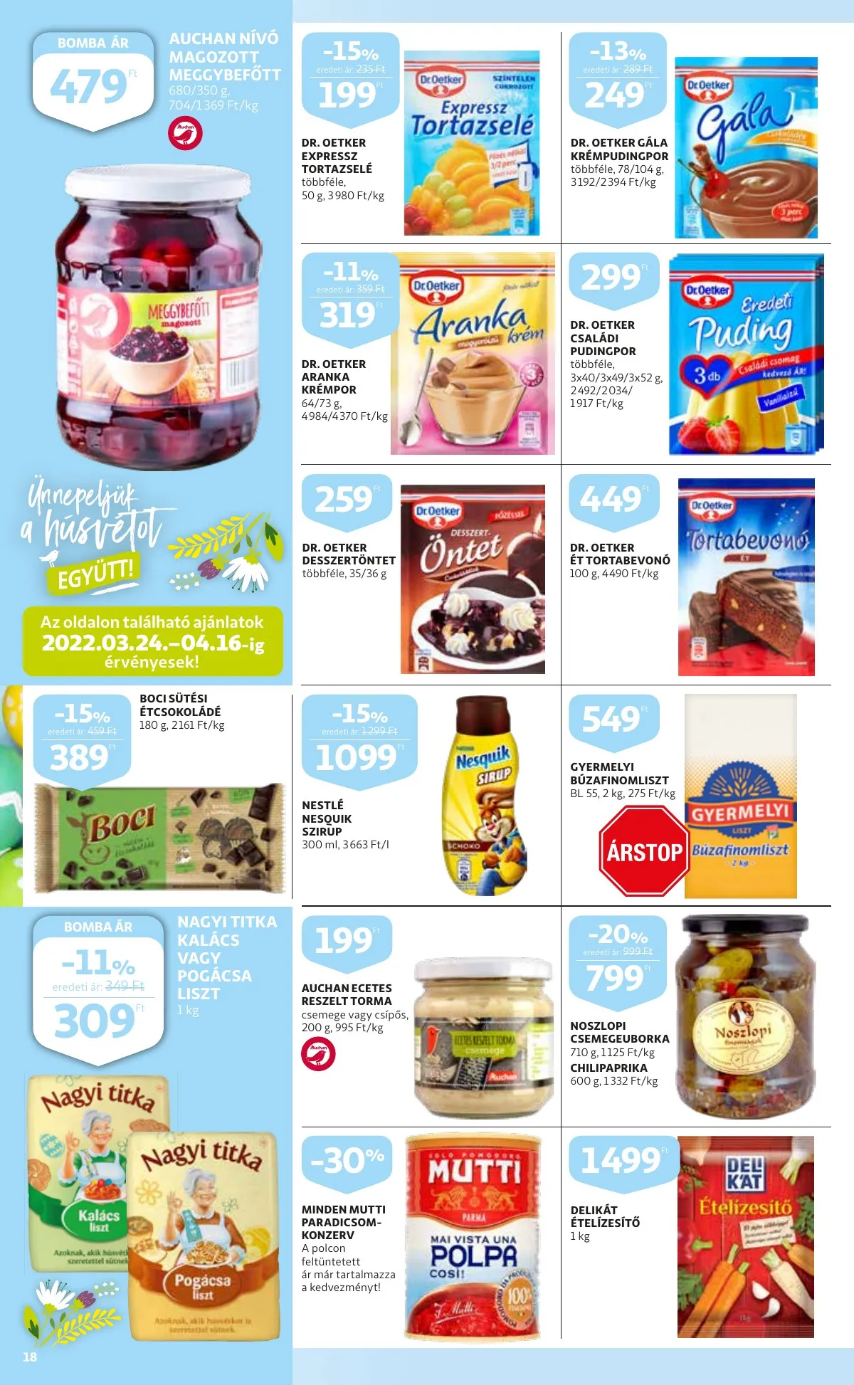 Auchan akciós újság Szupermarket 03.24–03.30 – 18. oldal
