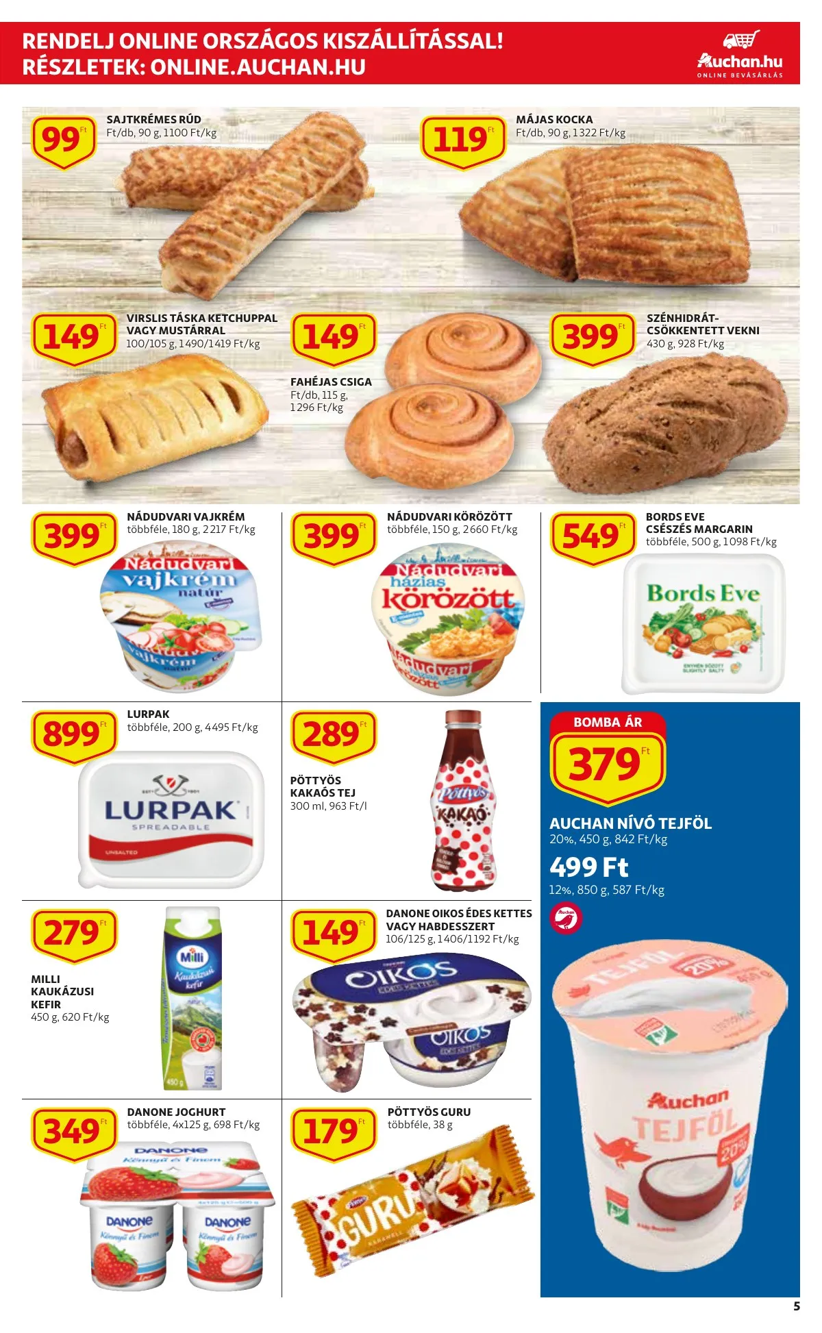 Auchan akciós újság Szupermarket 03.24–03.30 – 5. oldal