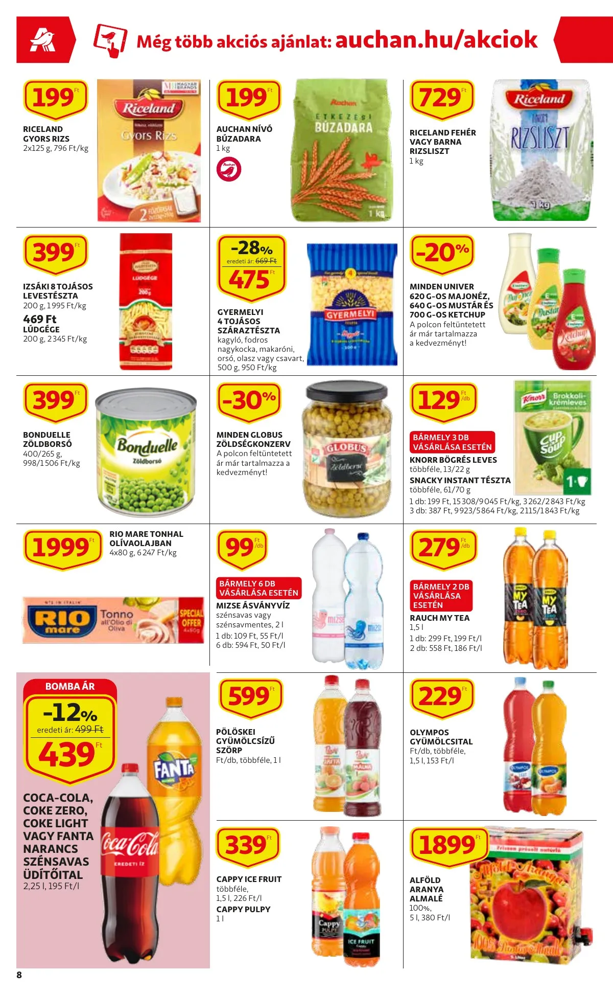 Auchan akciós újság Szupermarket 03.24–03.30 – 8. oldal