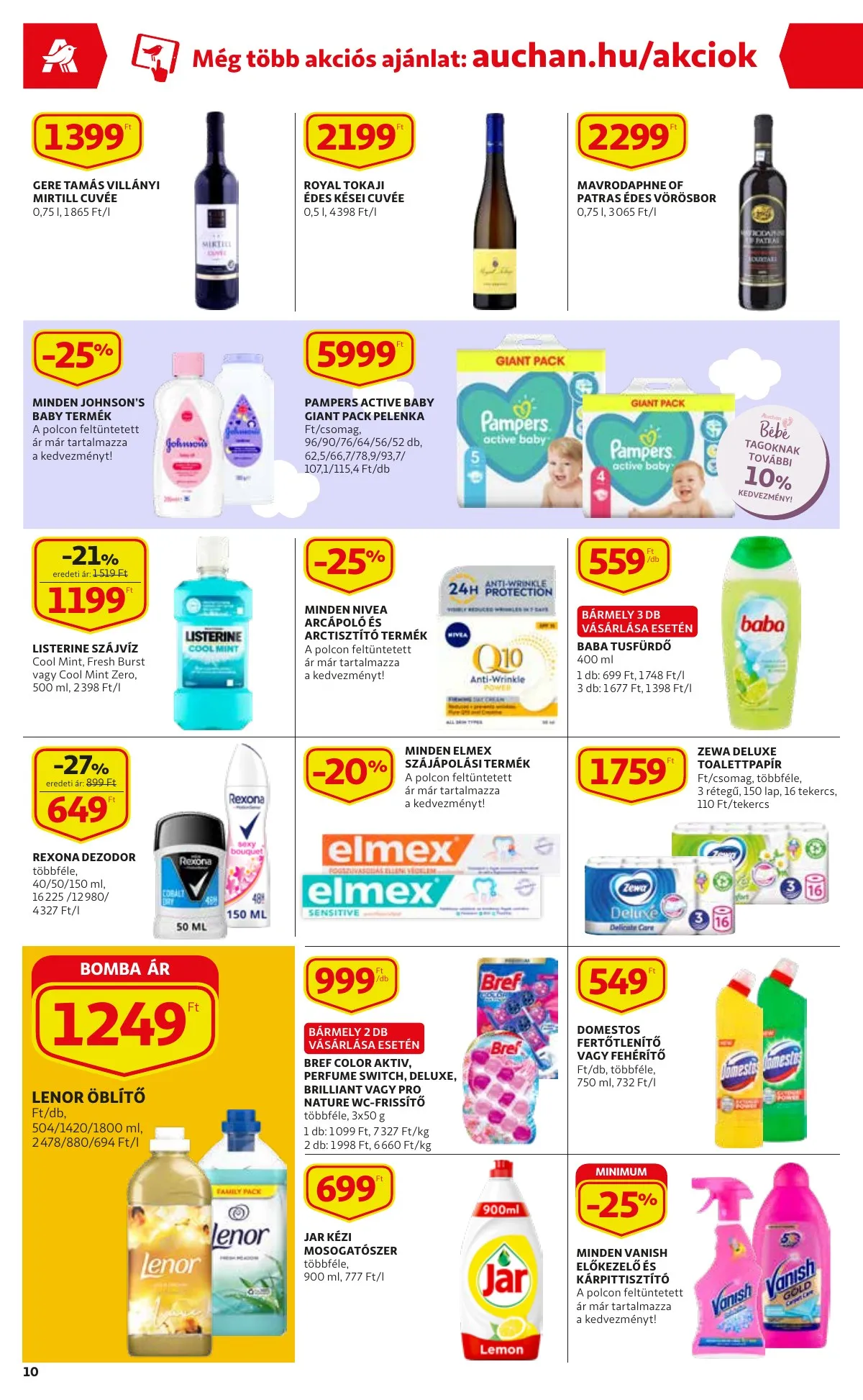 Auchan akciós újság Szupermarket 03.31–04.06 – 10. oldal